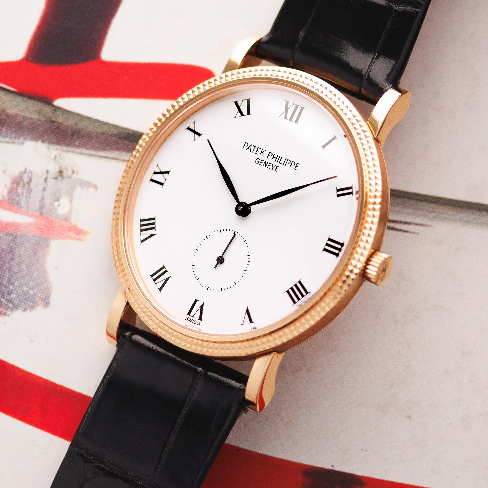 Patek Philippe Rose Gold Calatrava Ref. 3919 - Image 2