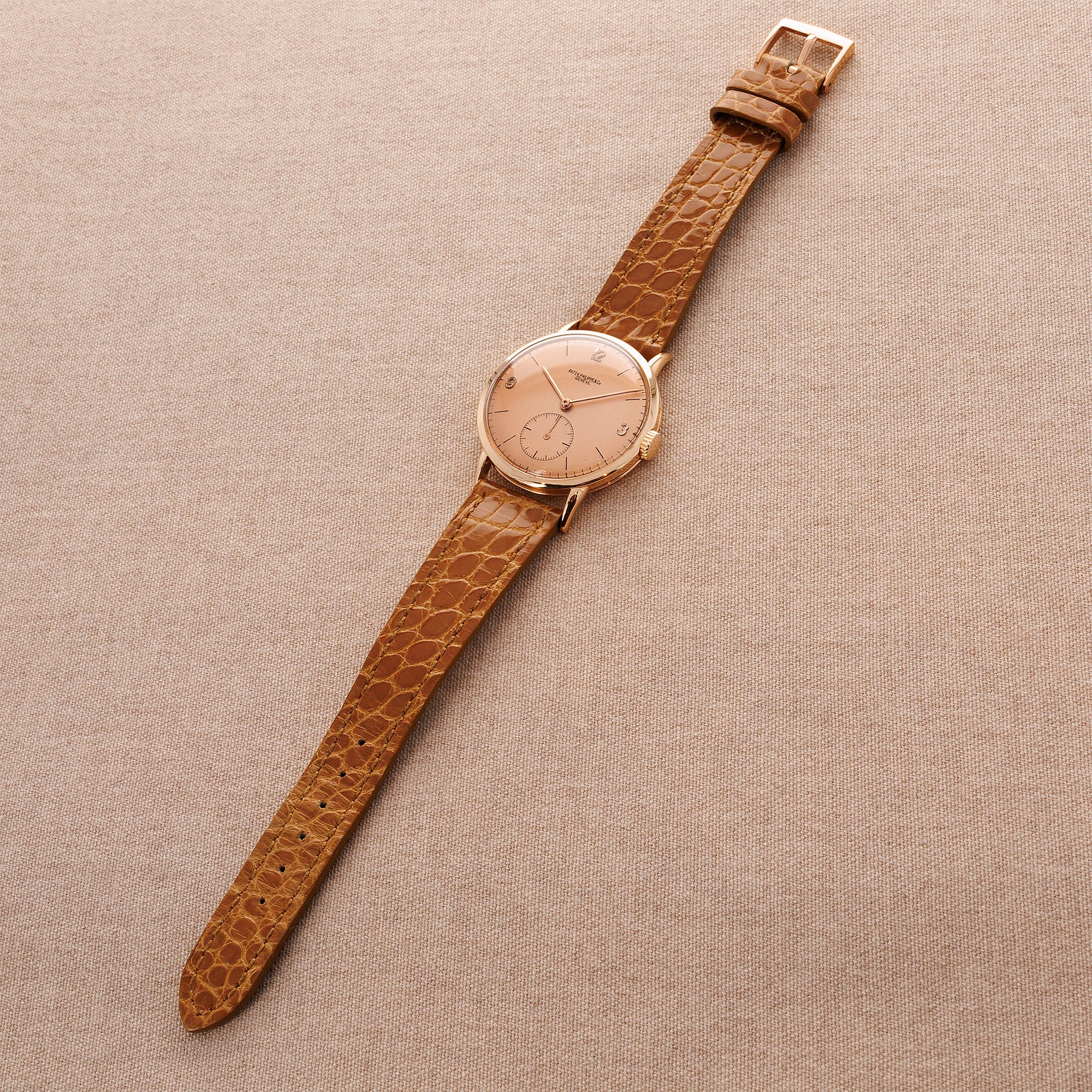 Patek Philippe Rose Gold Calatrava Watch Ref. 1513 - Image 8