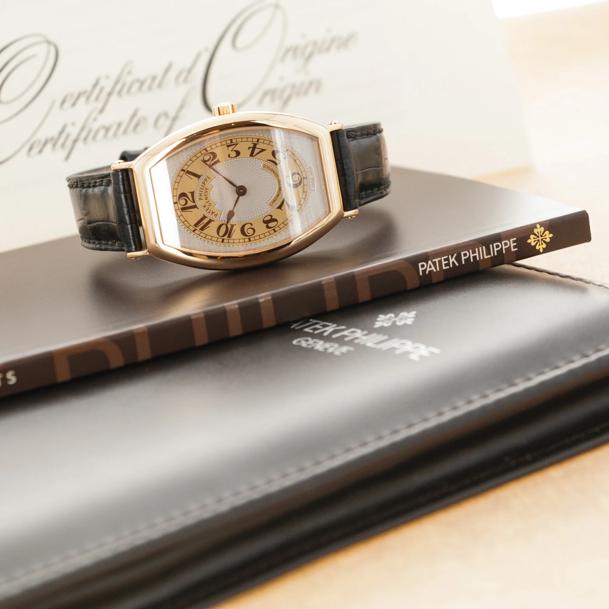 Patek Philippe Rose Gold Gondolo Ref. 5098 - Image 9