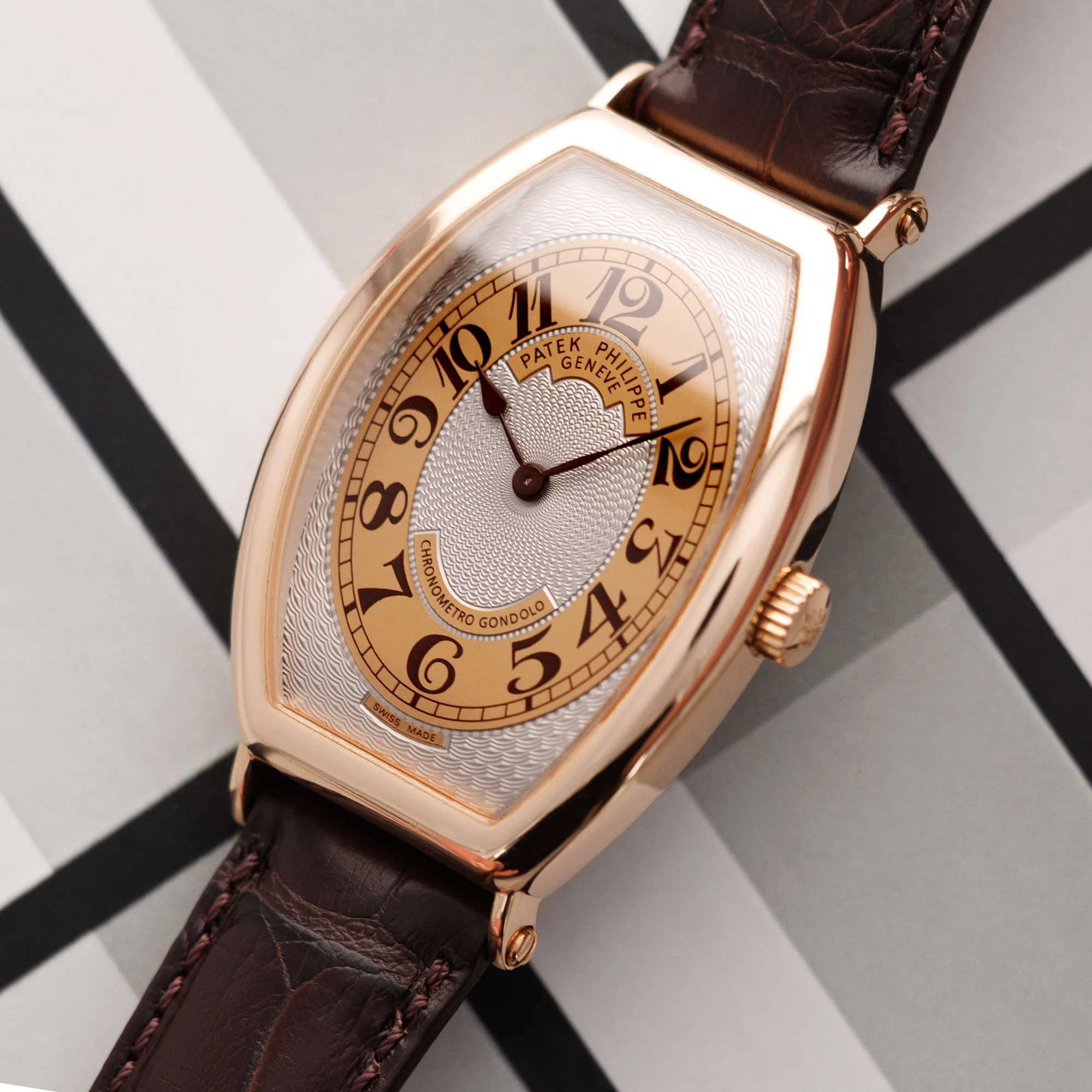 Patek Philippe Rose Gold Gondolo Watch Ref. 5098 - Image 2