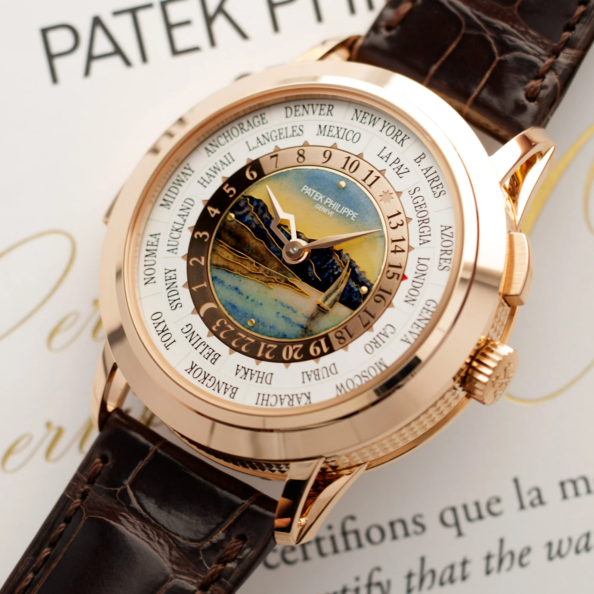 Patek Philippe Rose Gold Minute Repeater Watch Ref. 5531 - Image 2