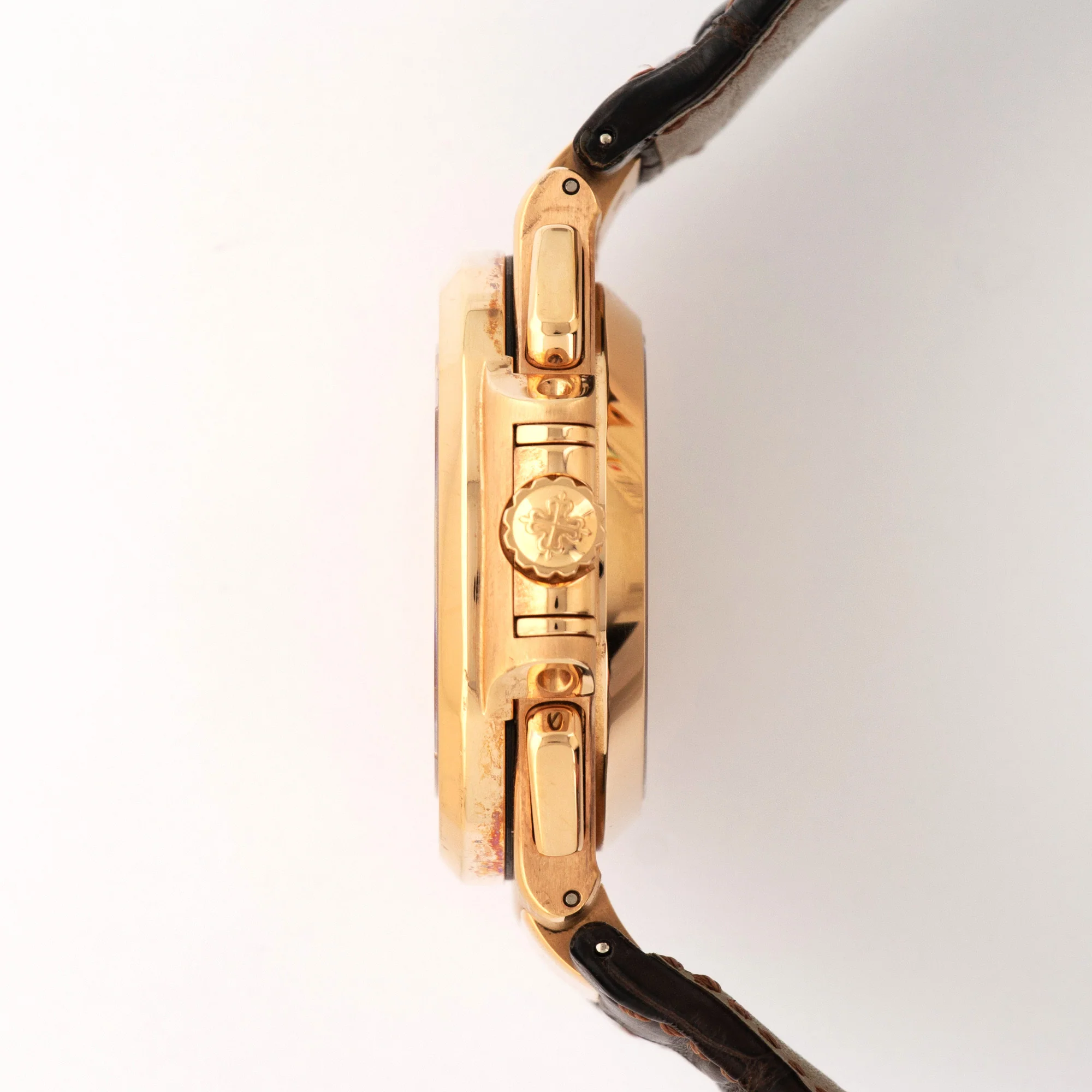 Patek Philippe Rose Gold Nautilus Chronograph Watch Ref. 5980 - Image 3