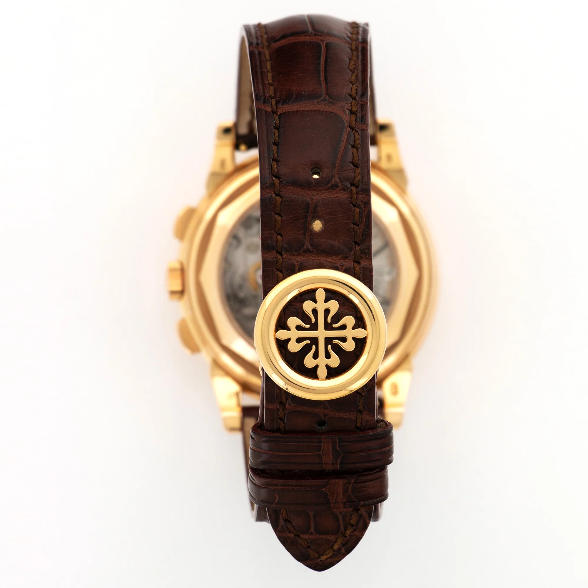 Patek Philippe Rose Gold Perpetual Calendar Chronograph Watch Ref. 5970 - Image 5