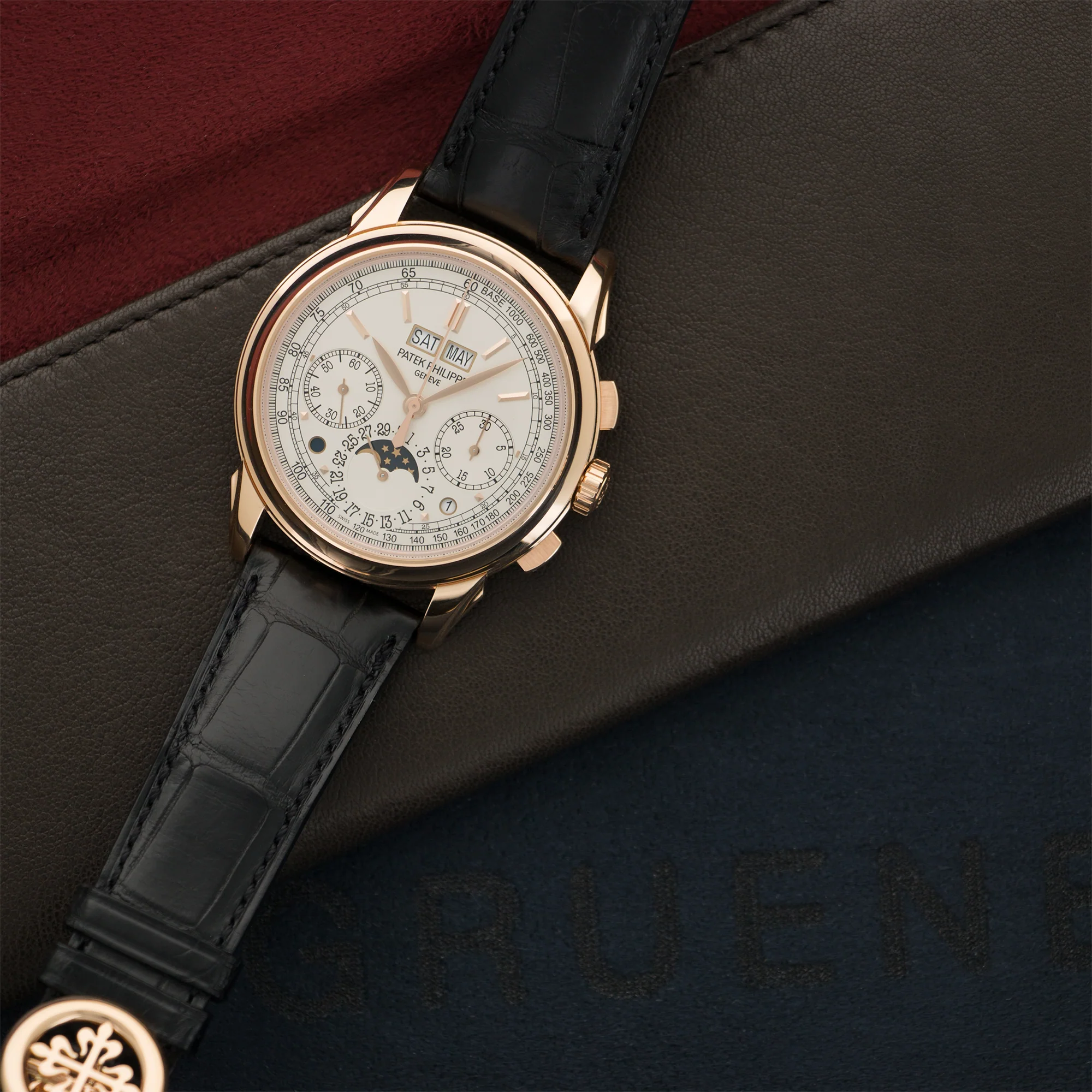 Patek Philippe Rose Gold Perpetual Calendar Watch Ref. 5270R - Image 2