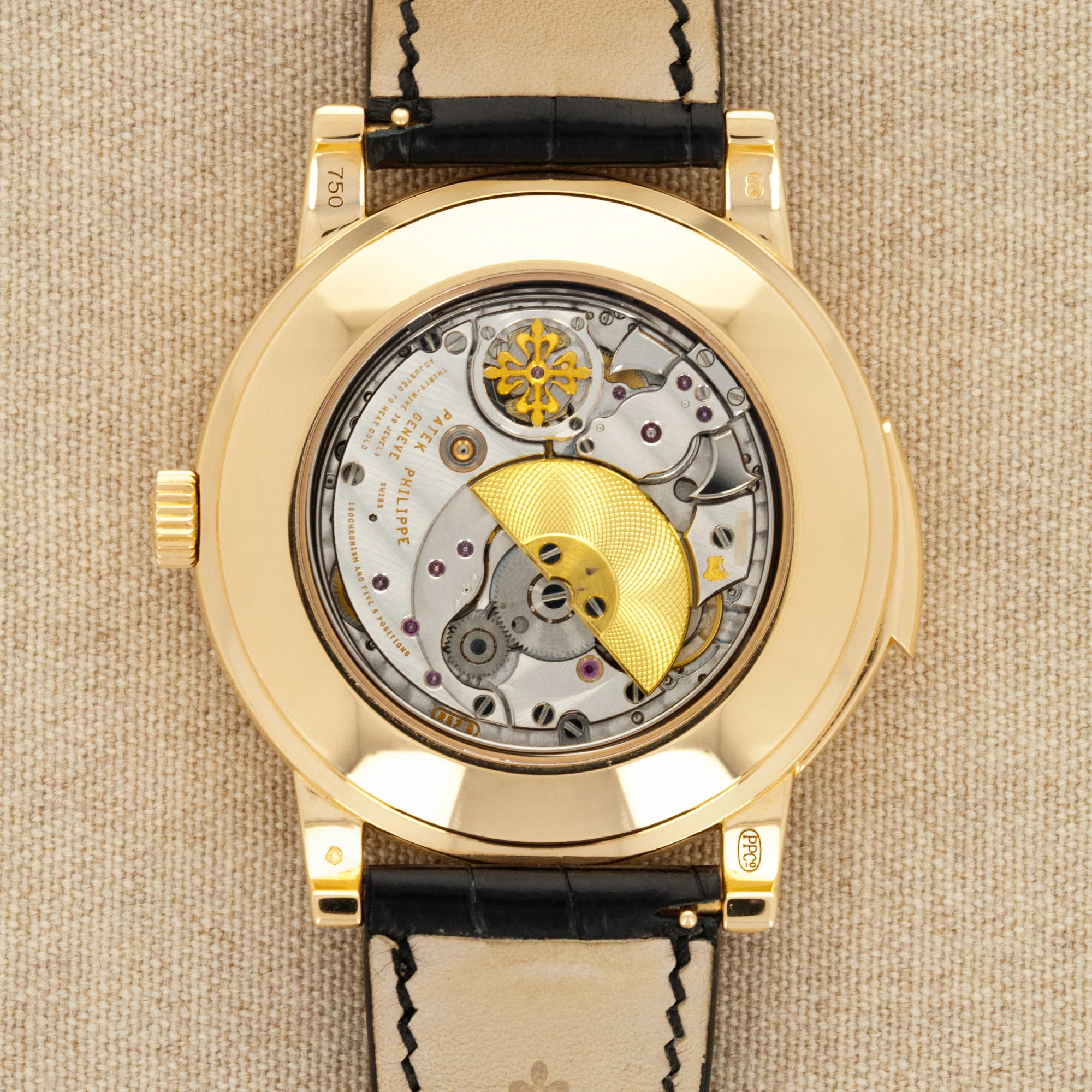 Patek Philippe Rose Gold Perpetual Minute Repeater Watch Ref. 5074 - Image 6
