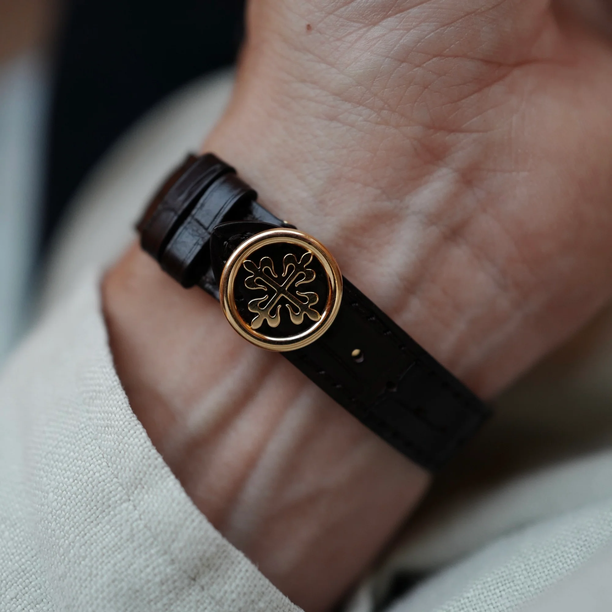 Patek Philippe Rose Gold Split Seconds Perpetual Calendar Watch Ref. 5004 - Image 9