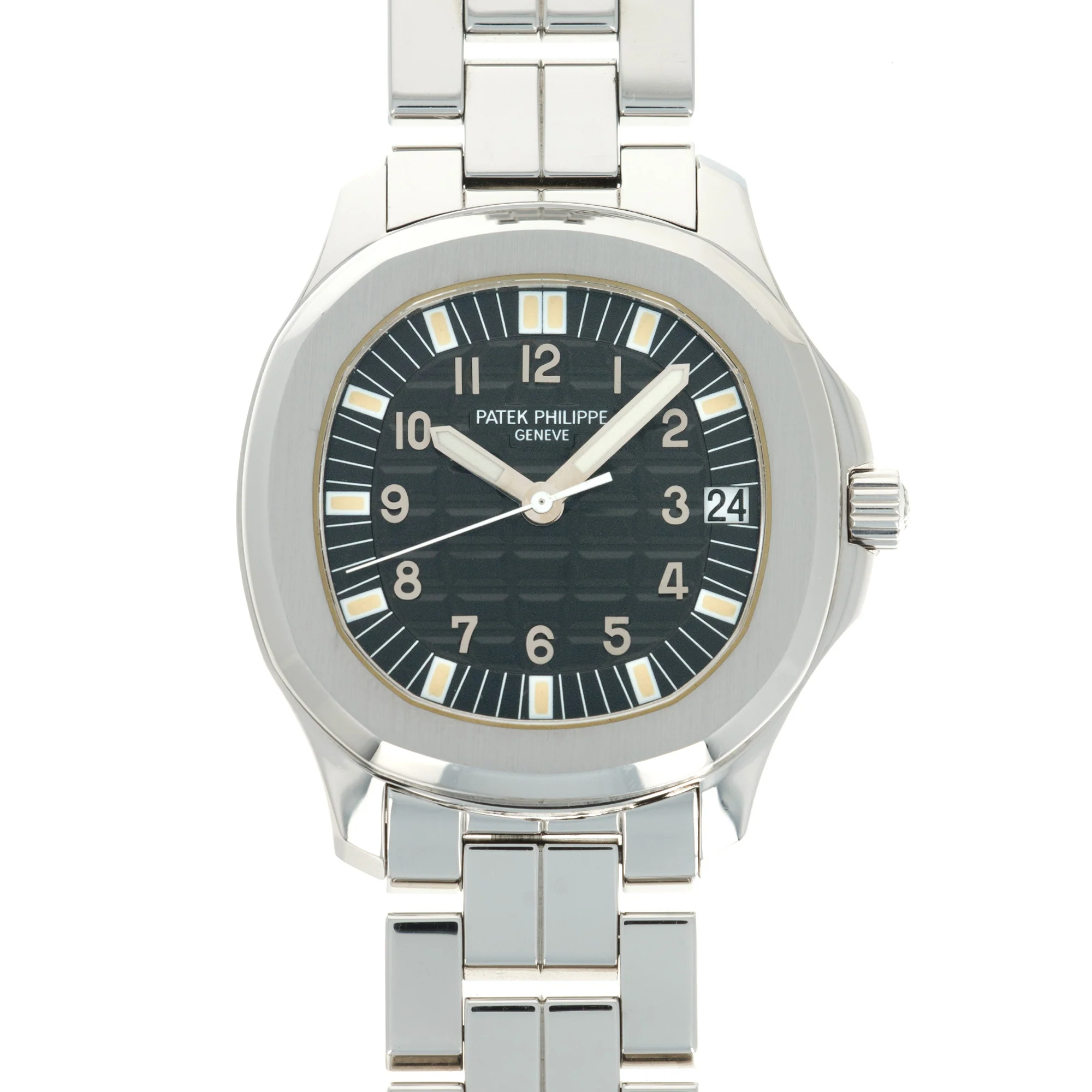 Patek Philippe Steel Aquanaut Jumbo Watch Ref. 5065 with Box and Papers
