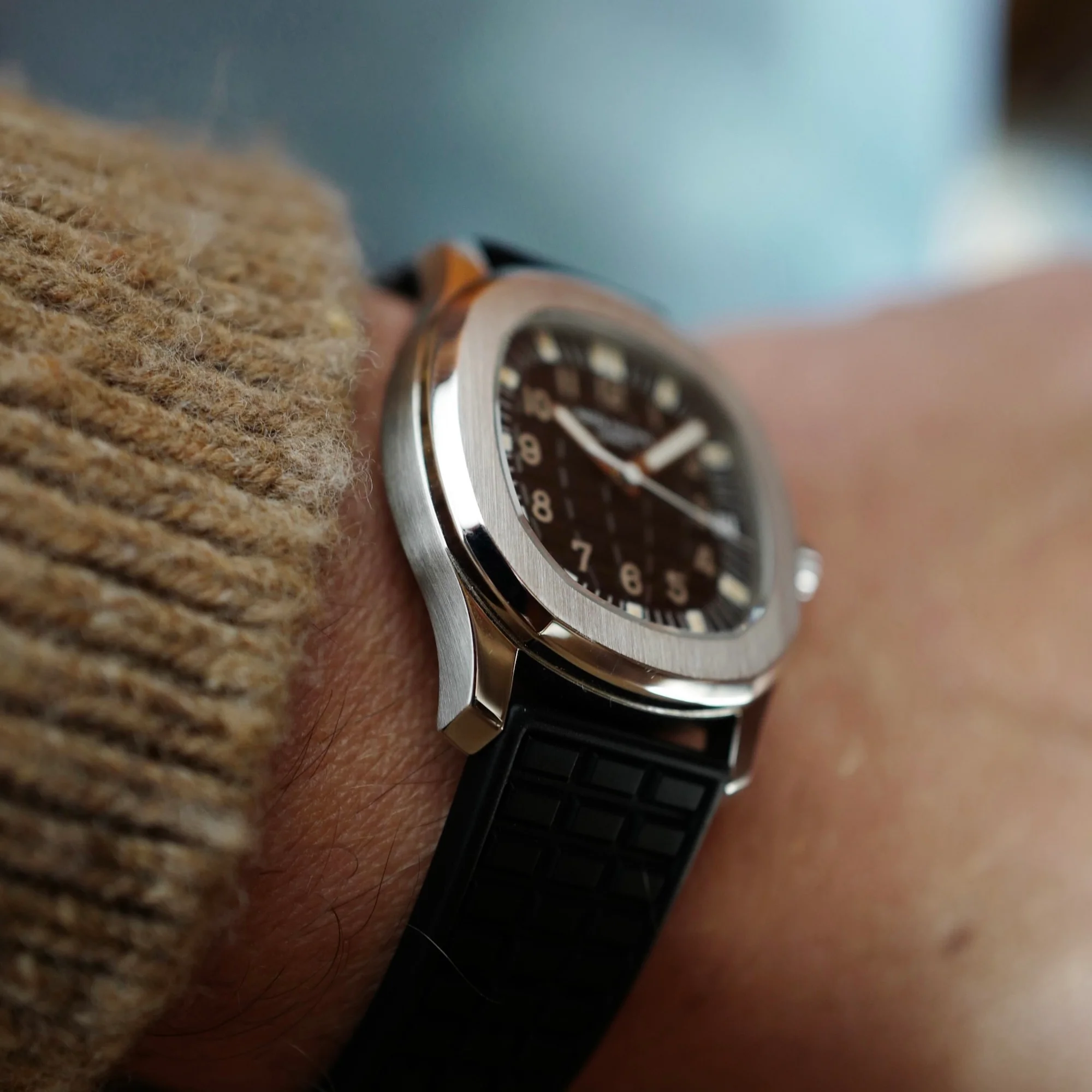 Patek Philippe Steel Aquanaut Ref. 5066 with Box and Papers (New Arrival) - Image 6