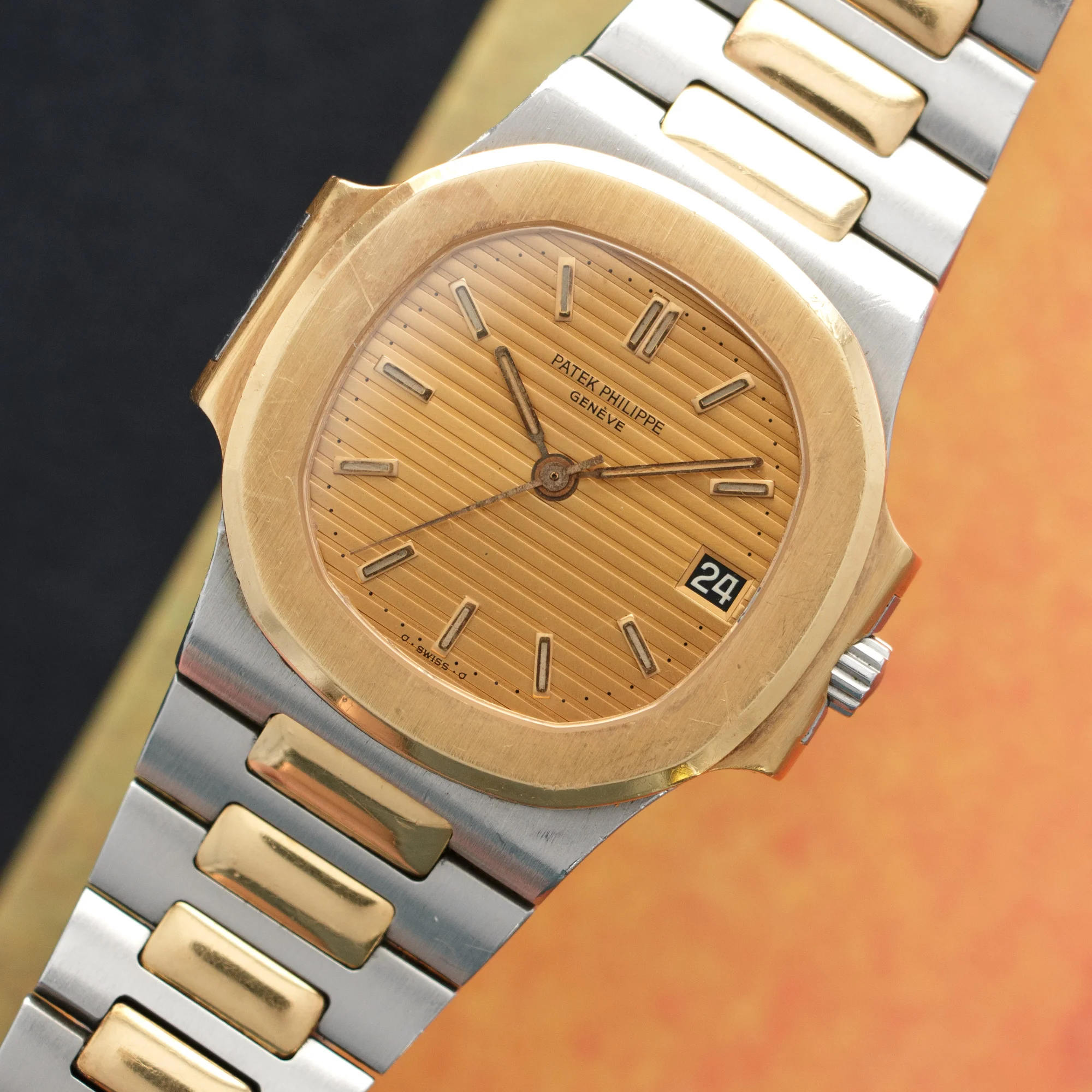 Patek Philippe Two-Tone Nautilus Watch Ref. 3800 - Image 2