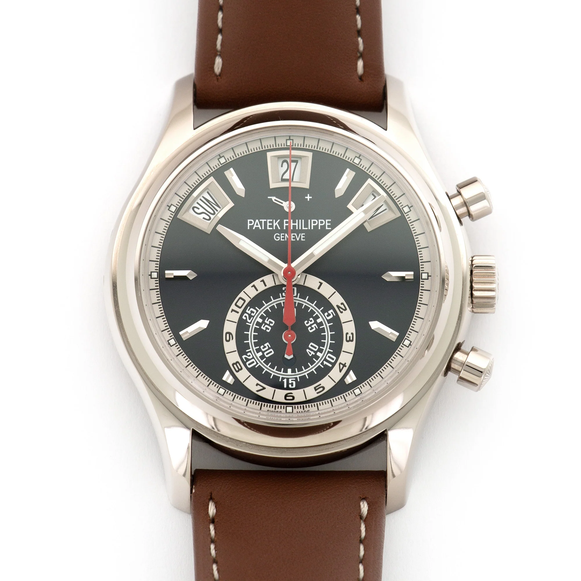 Patek Philippe White Gold Annual Calendar Chronograph Watch Ref. 5960