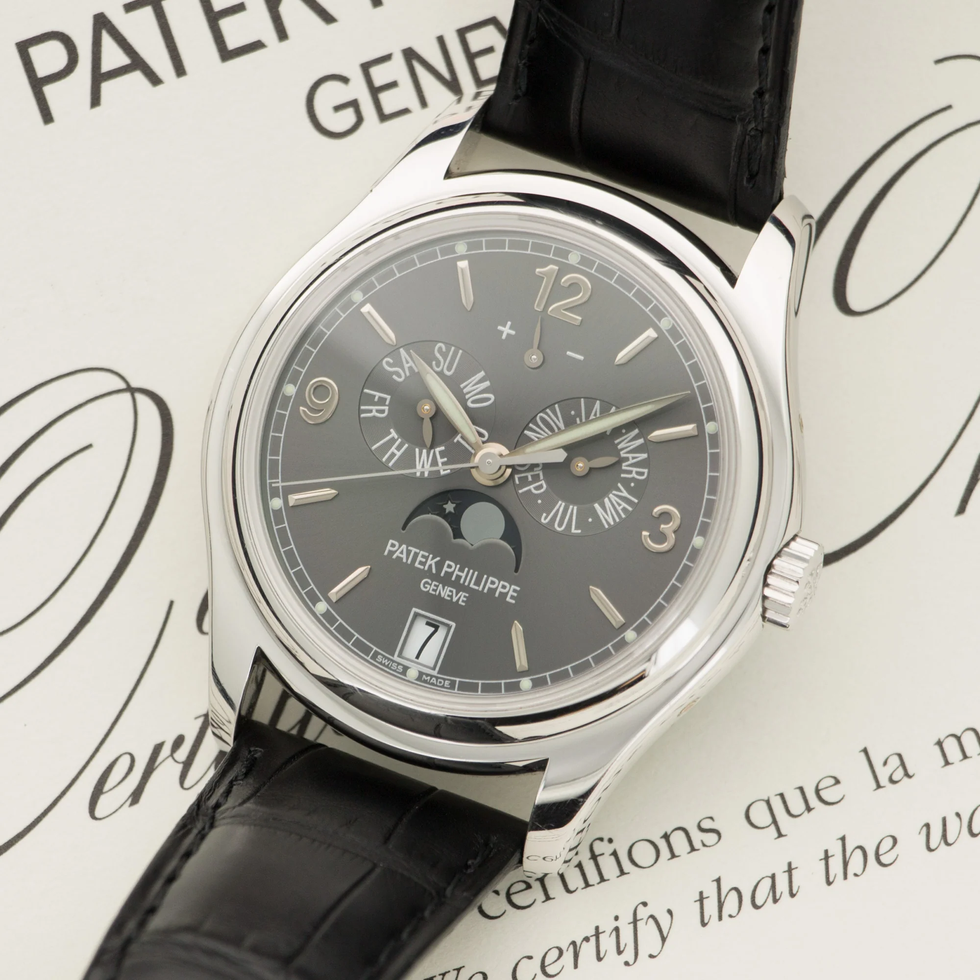 Patek Philippe White Gold Annual Calendar Ref. 5146 - Image 2