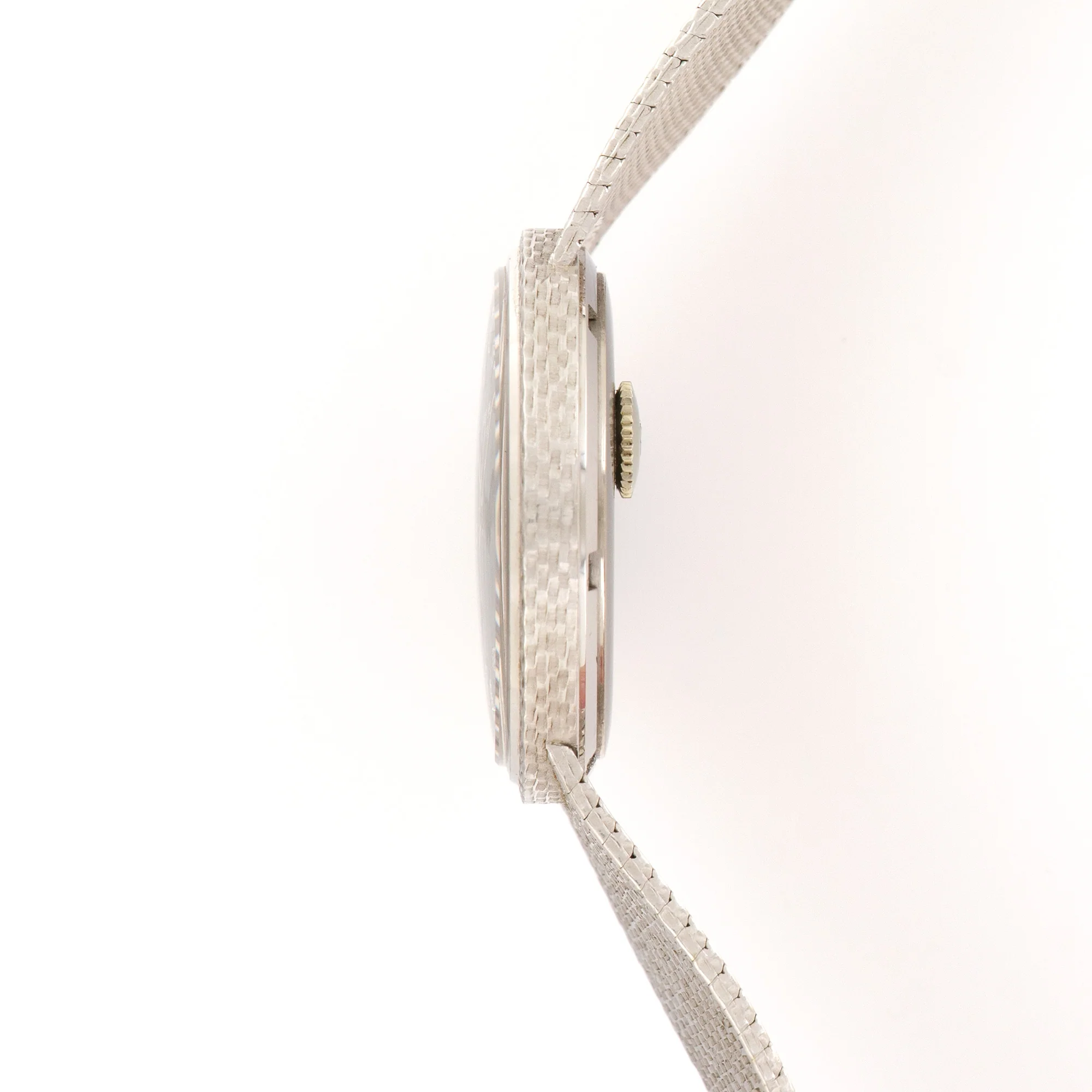 Patek Philippe White Gold Automatic Diamond Watch Ref. 3563 - Image 3