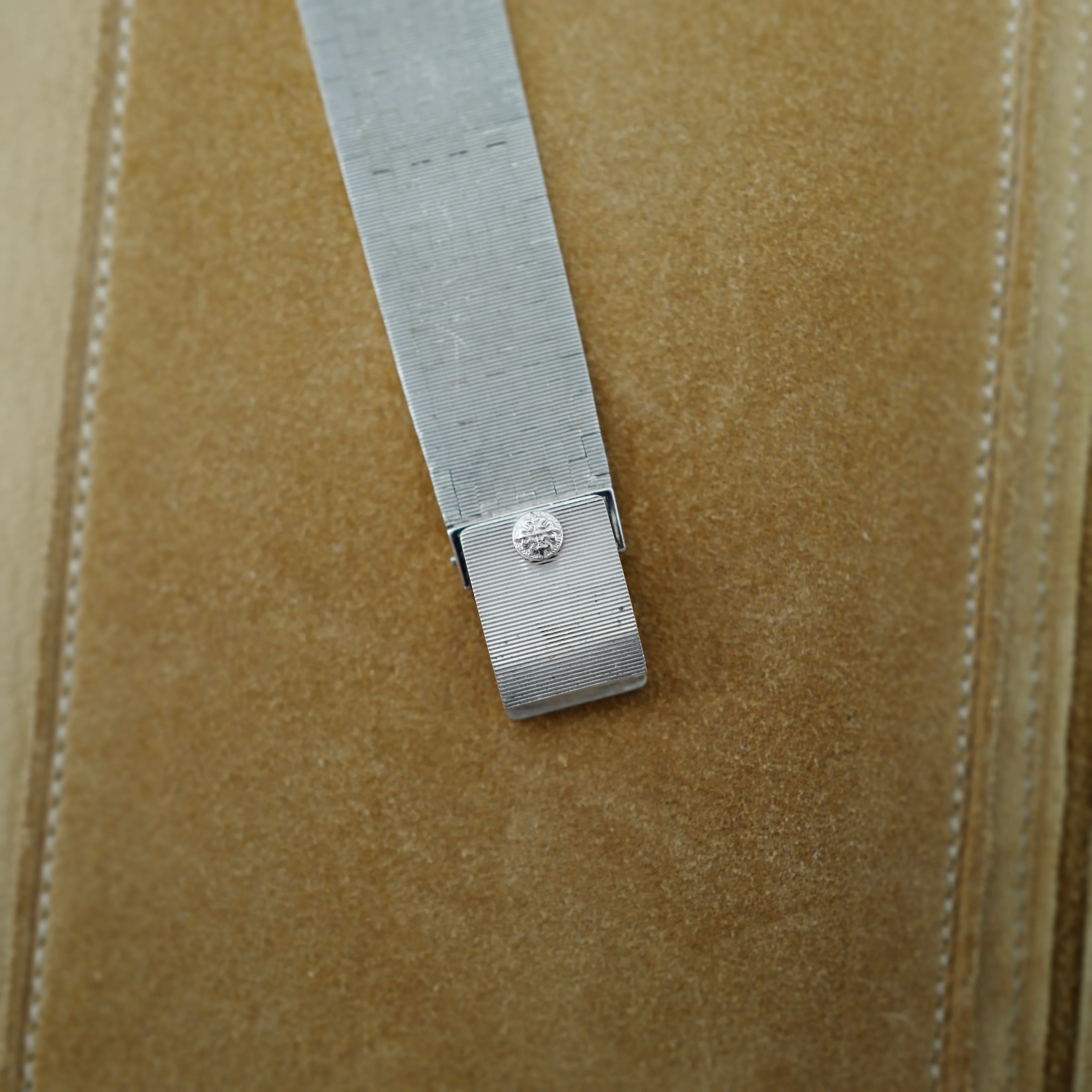 Patek Philippe White Gold Baguette Diamond Watch Ref. 3540 - Image 8