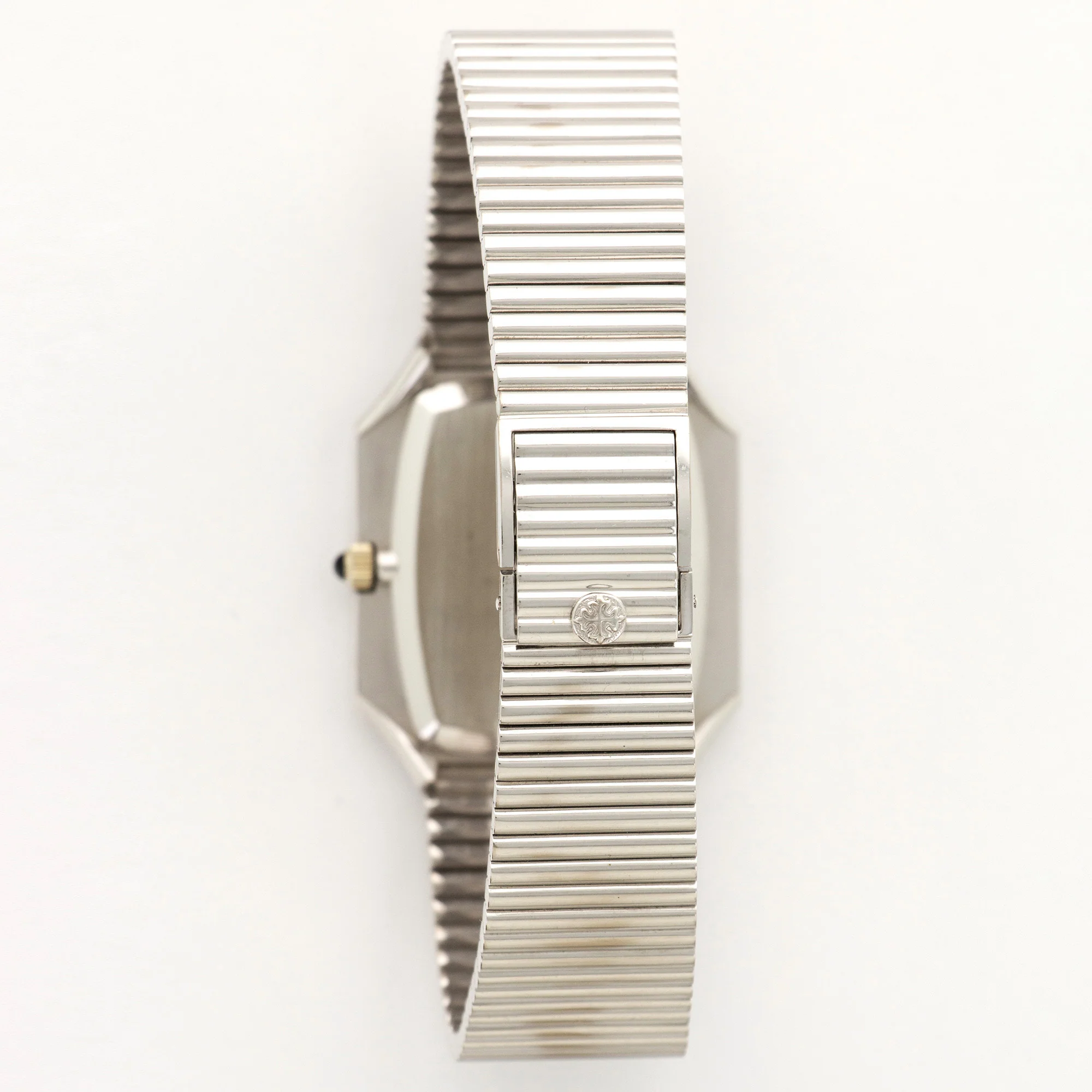 Patek Philippe White Gold Bracelet Onyx Dial Ref. 3729 - Image 4