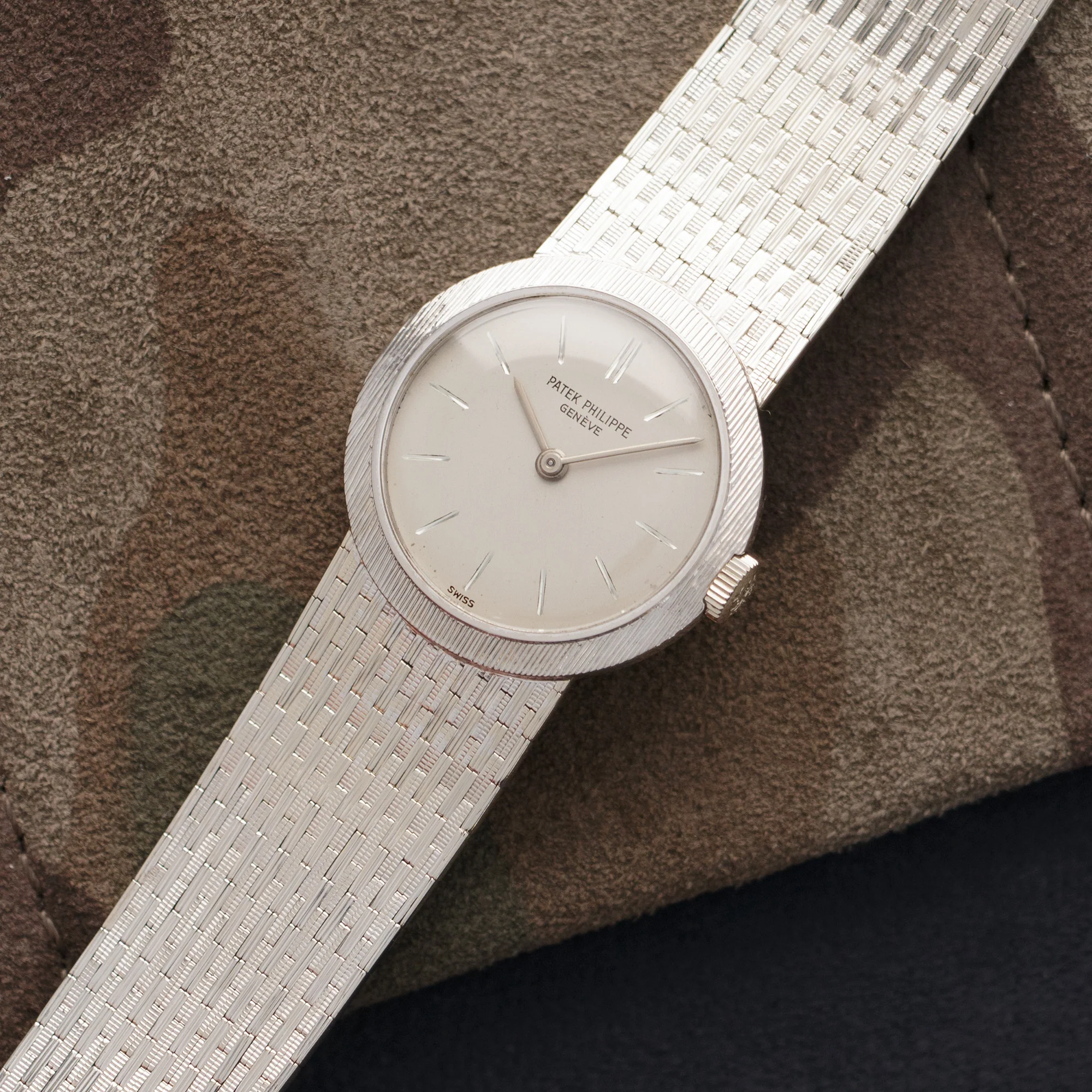 Patek Philippe White Gold Bracelet Watch - Image 2