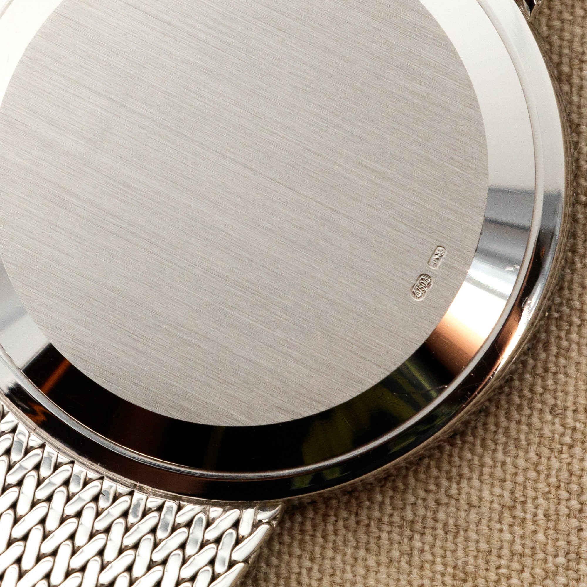 Patek Philippe White Gold Calatrava Watch Ref. 3759 with Original Diamond Bezel and Dial - Image 6