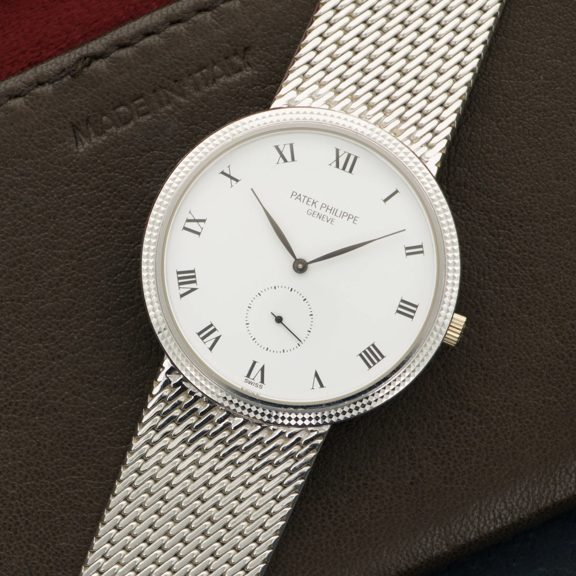 Patek Philippe White Gold Calatrava Watch Ref. 3919 - Image 2