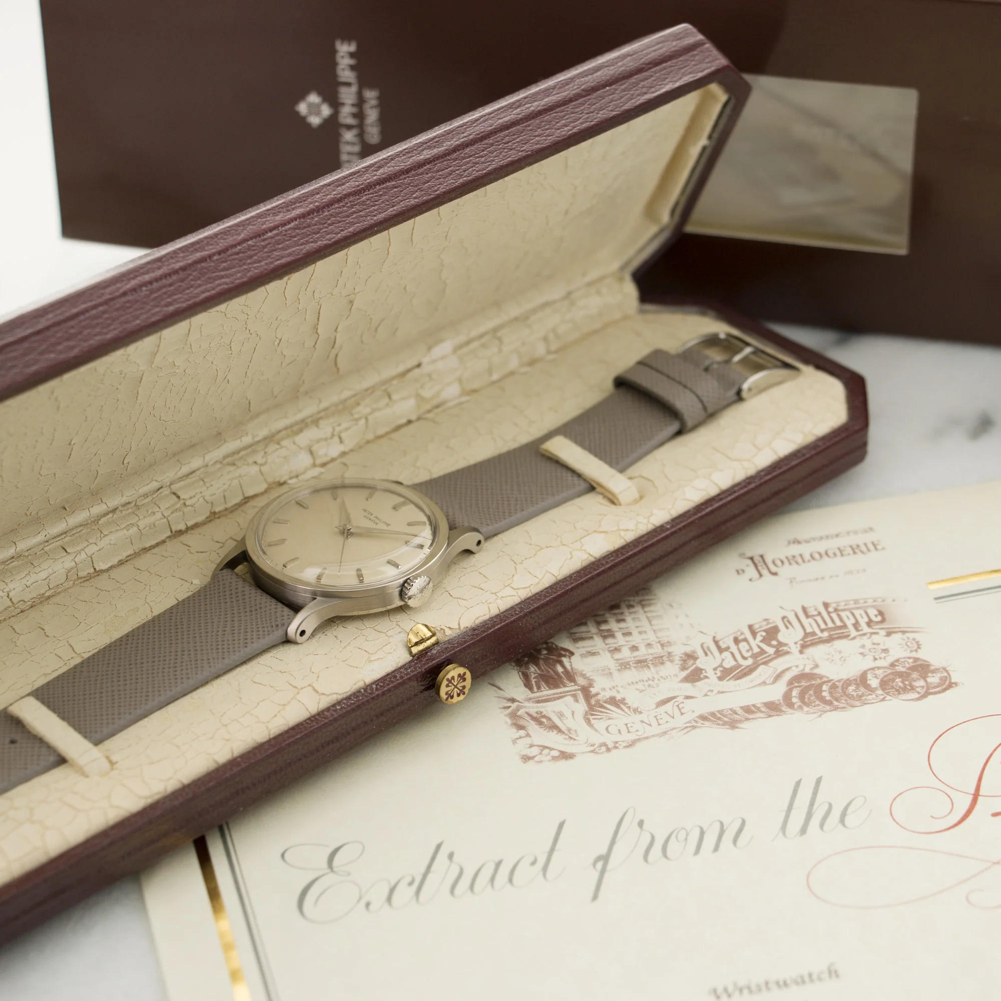 Patek Philippe White Gold Calatrava Watch Ref. 570 - Image 6