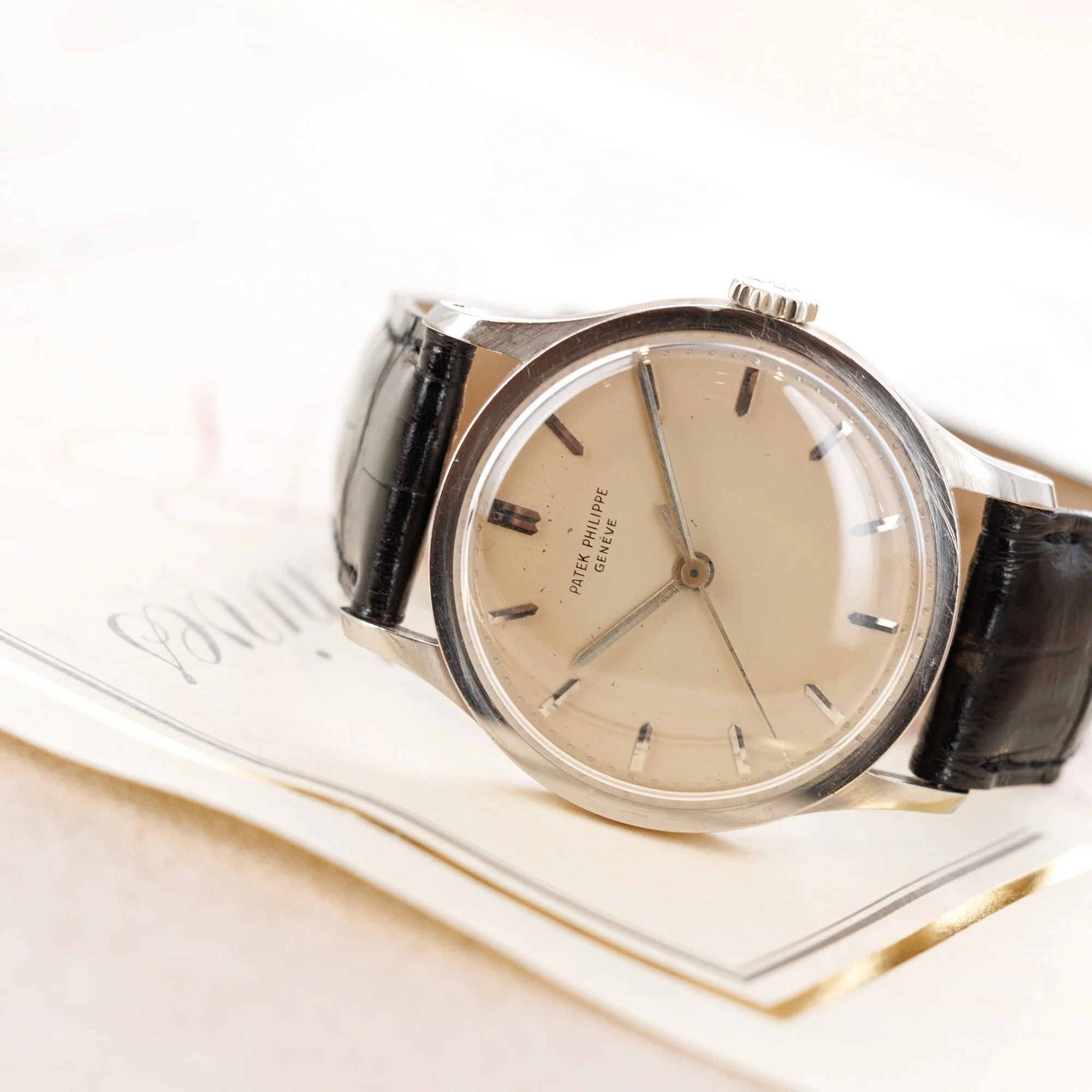 Patek Philippe White Gold Calatrava Watch Ref. 570 - Image 5