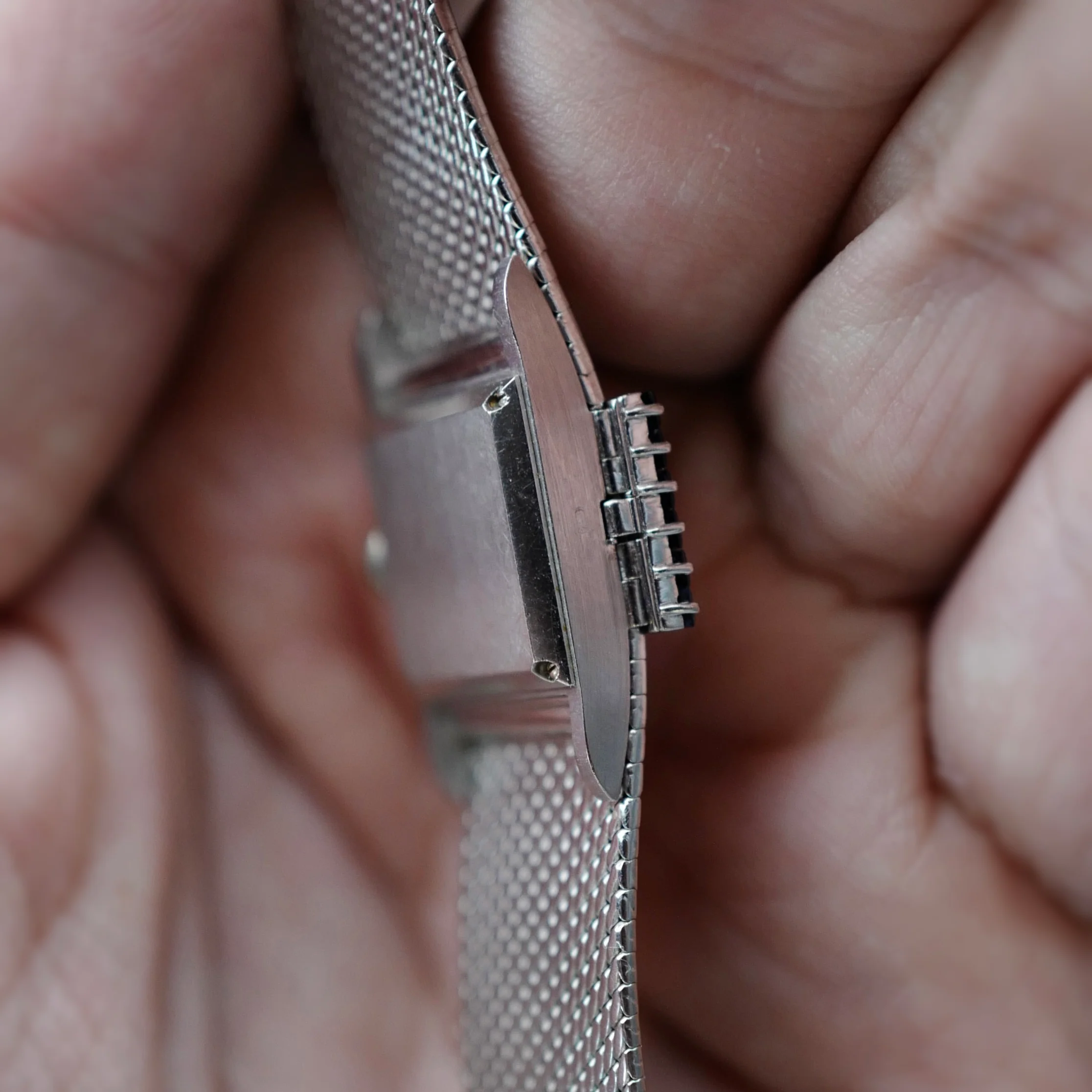 Patek Philippe White Gold Diamond & Sapphire Cover Watch (New Arrival) - Image 4
