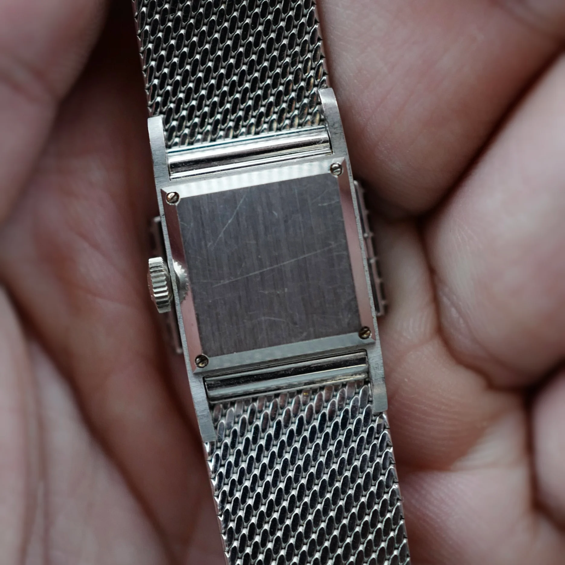 Patek Philippe White Gold Diamond & Sapphire Cover Watch (New Arrival) - Image 5