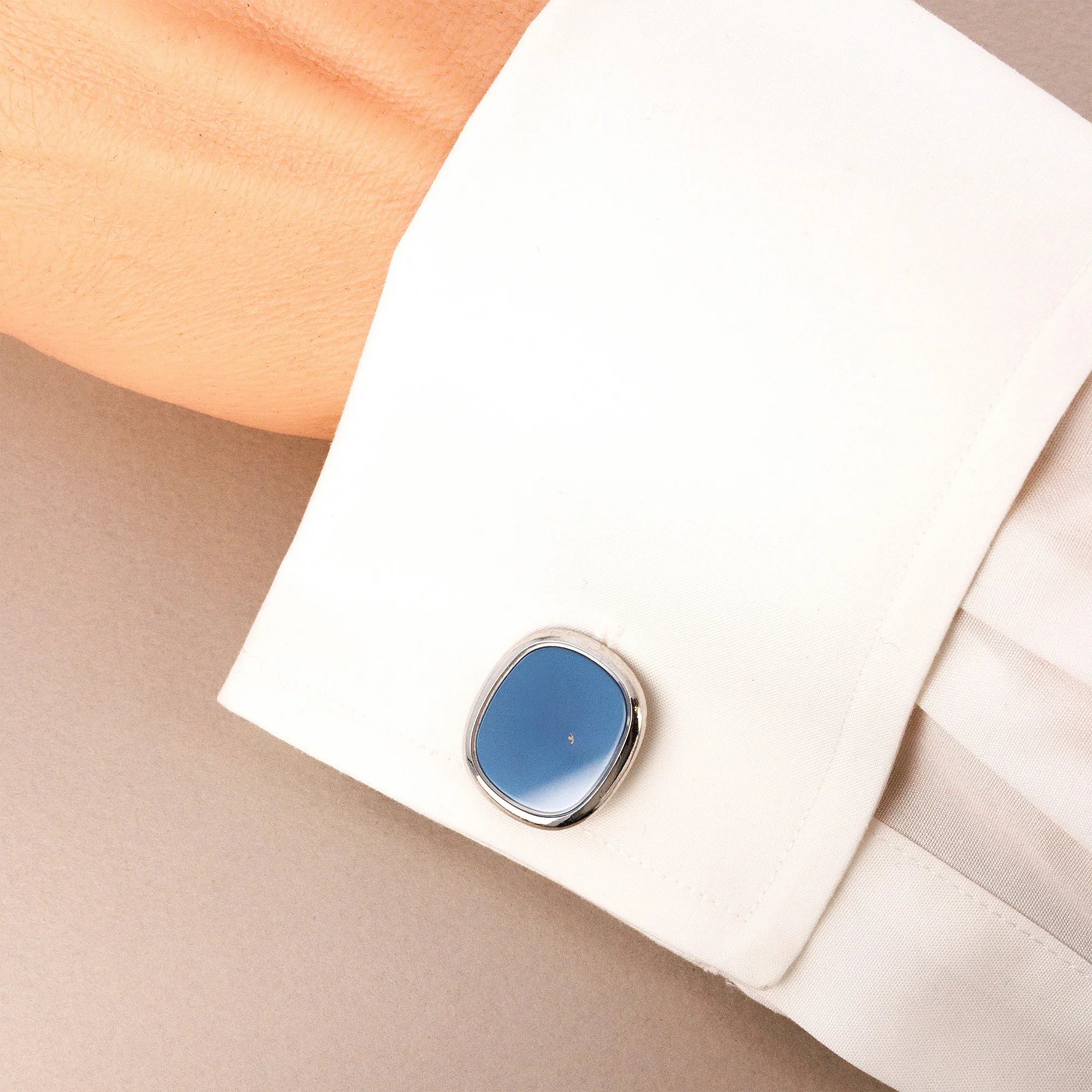 Patek Philippe White Gold Ellipse Cufflinks Ref. 9003 (Objet) 29grams - Image 2