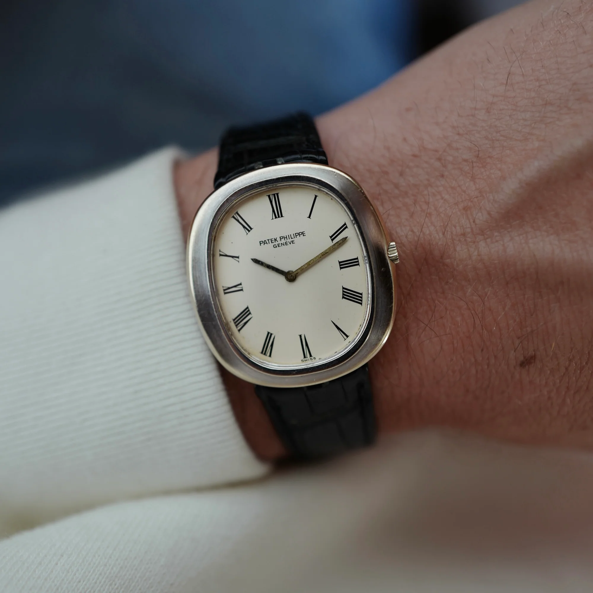Patek Philippe White Gold Ellipse Watch Ref. 3589 - Image 2