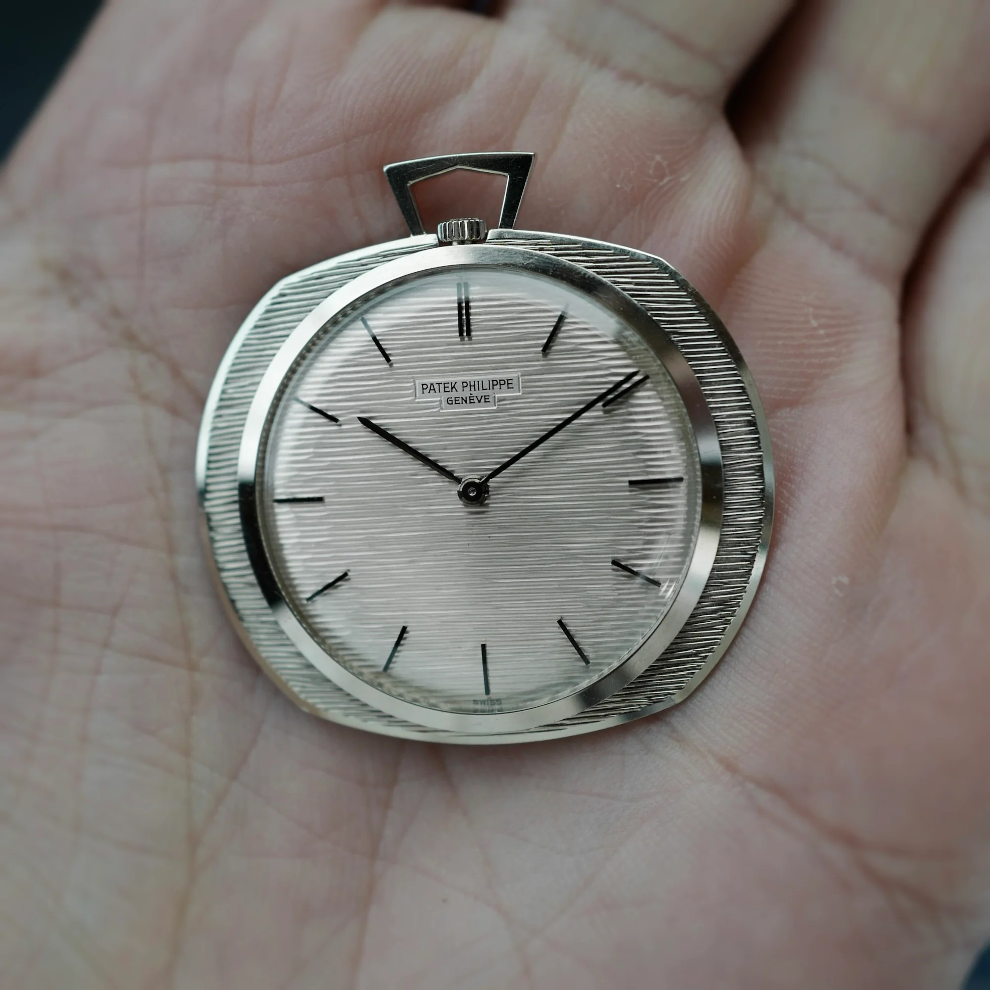 Patek Philippe White Gold Futuriste Pocket Watch by Gilbert Albert Ref. 798 - Image 3