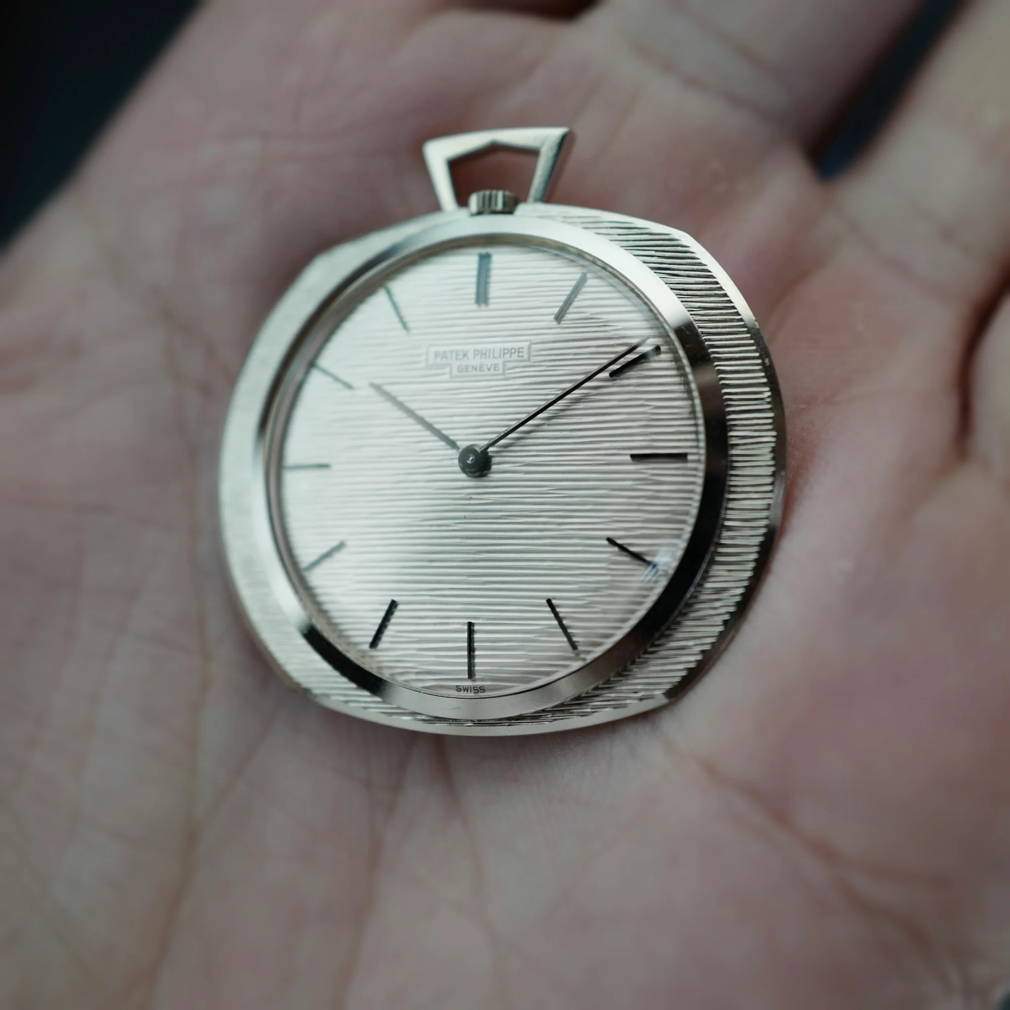 Patek Philippe White Gold Futuriste Pocket Watch by Gilbert Albert Ref. 798 - Image 4