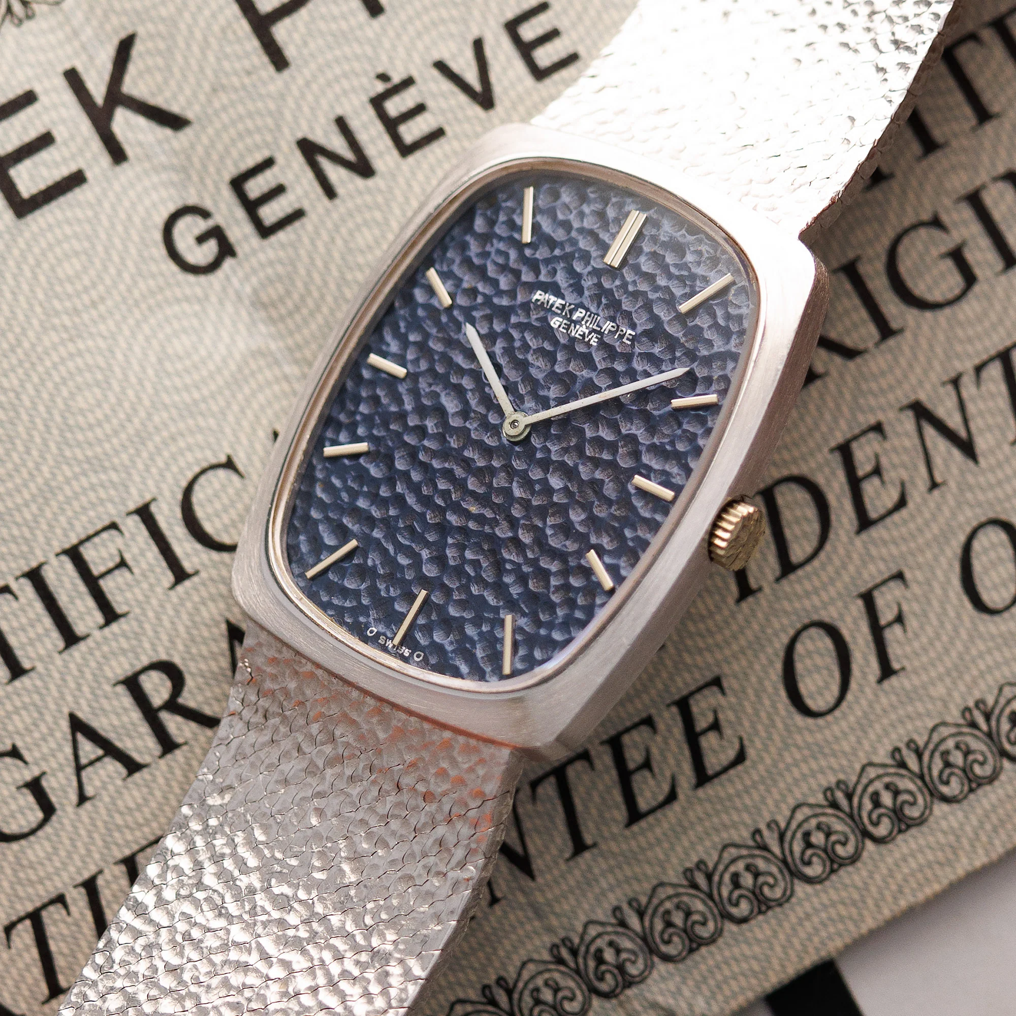 Patek Philippe White Gold Gondolo Ref. 3567 with Original Papers - Image 2