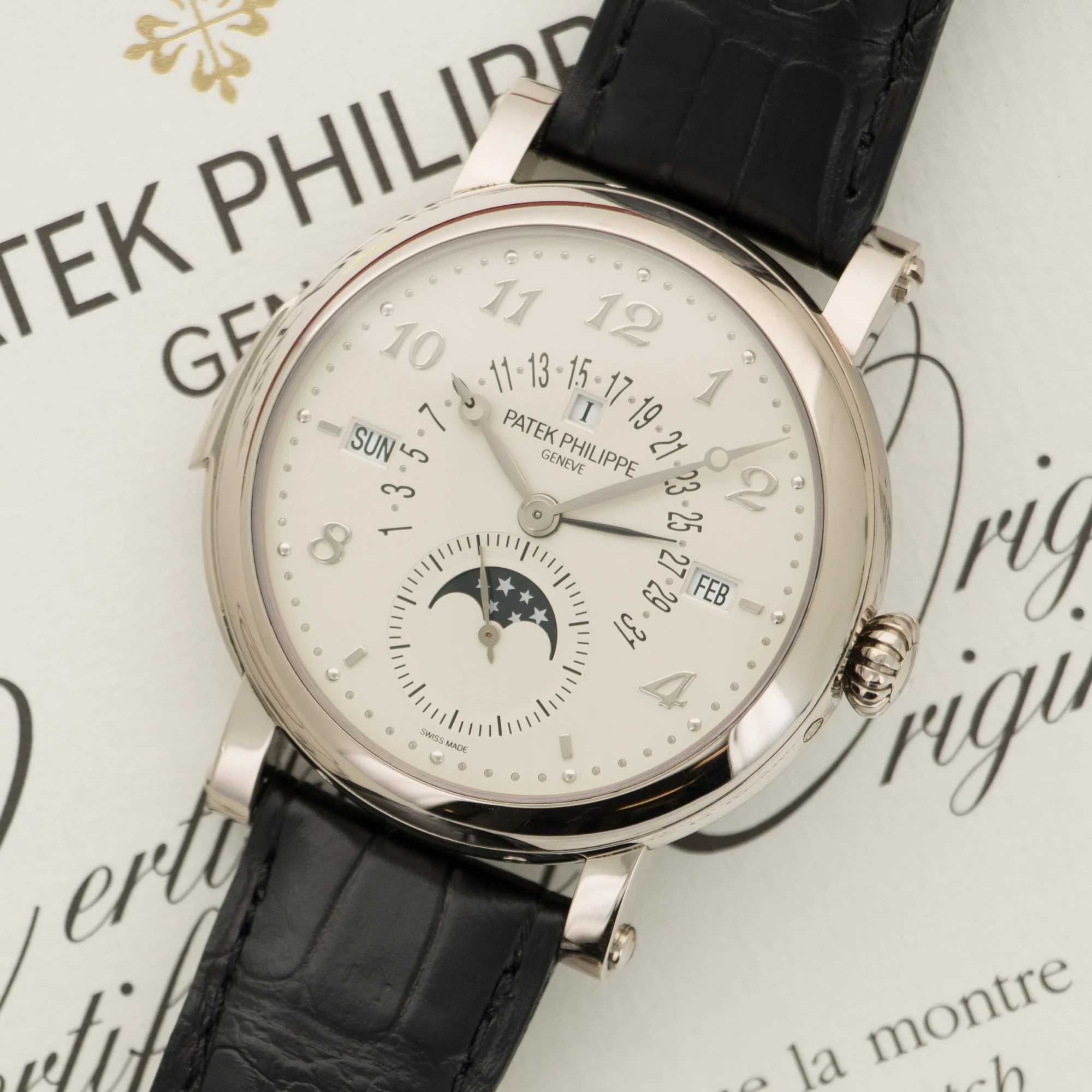 Patek Philippe White Gold Minute Repeating Perpetual Ref. 5213 - Image 2