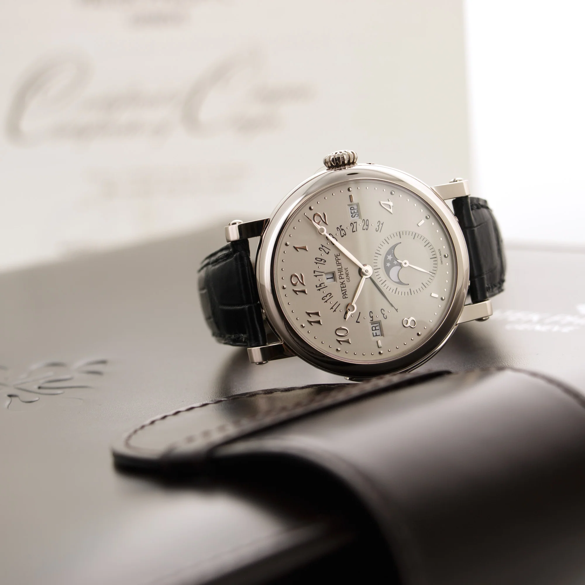 Patek Philippe White Gold Minute Repeating Perpetual Ref. 5213, Retailed by Tiffany & Co. - Image 6