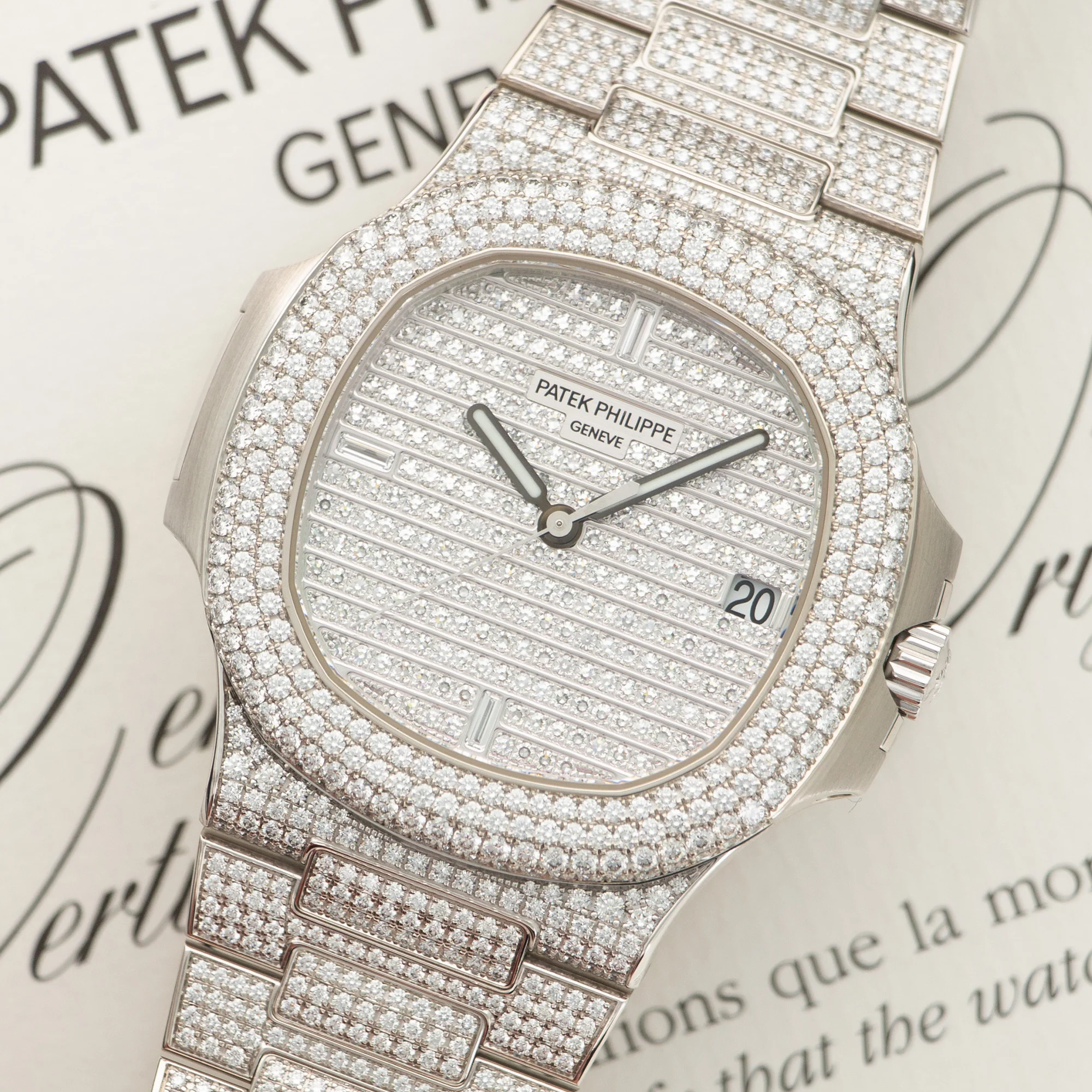 Patek Philippe White Gold Nautilus Watch Ref. 5719 - Image 2