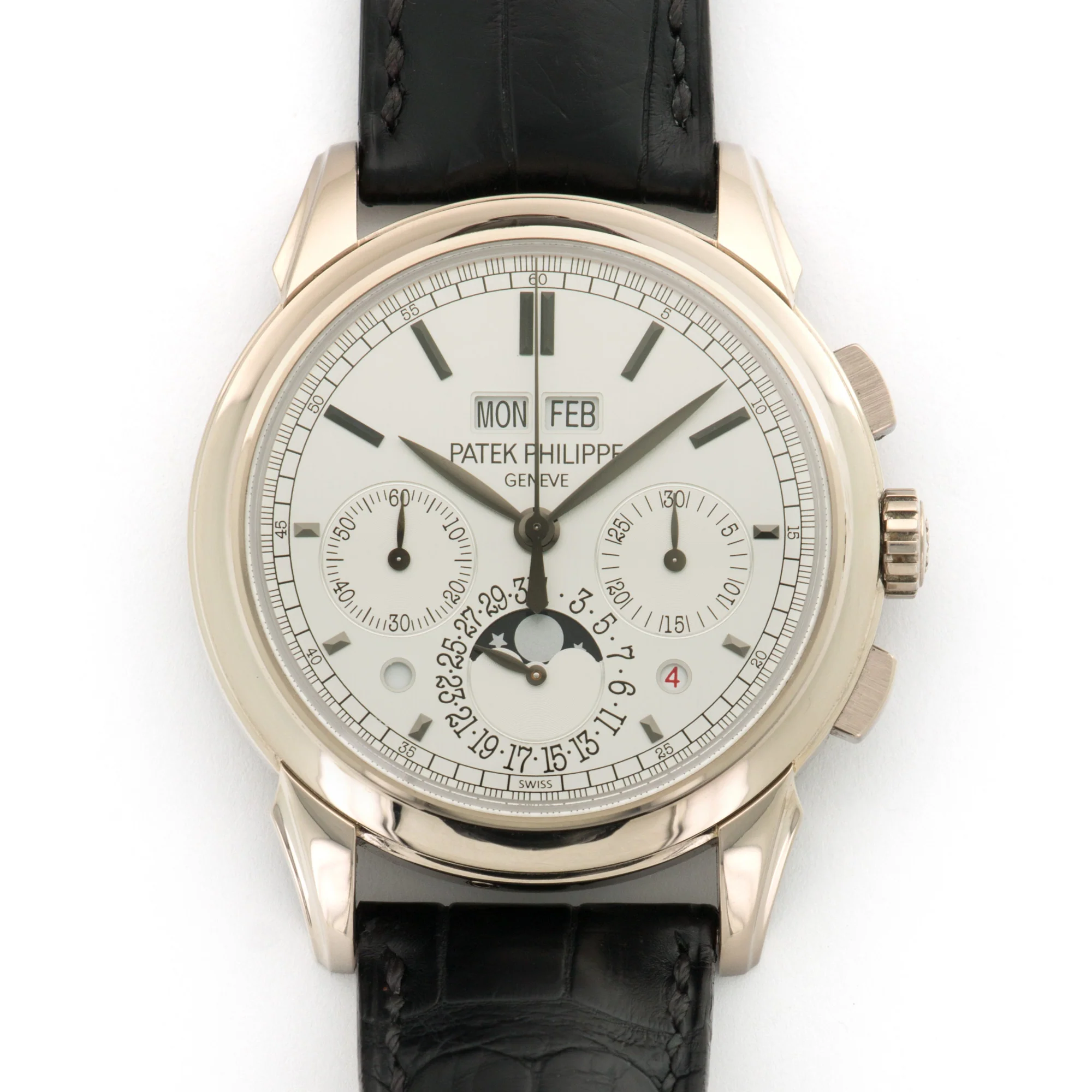 Patek Philippe White Gold Perpetual Calendar Chronograph Watch Ref. 5270
