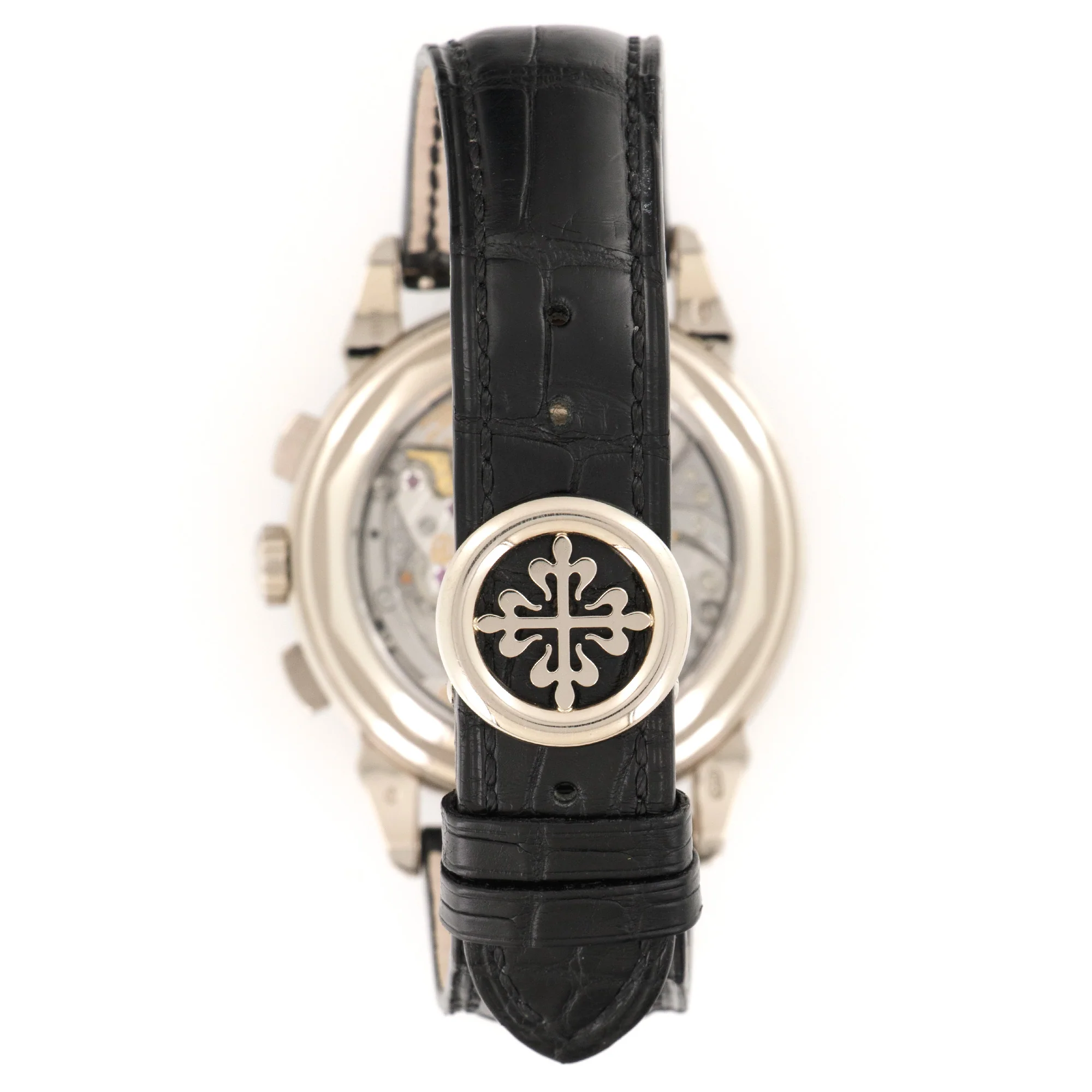 Patek Philippe White Gold Perpetual Calendar Chronograph Watch Ref. 5270 - Image 5