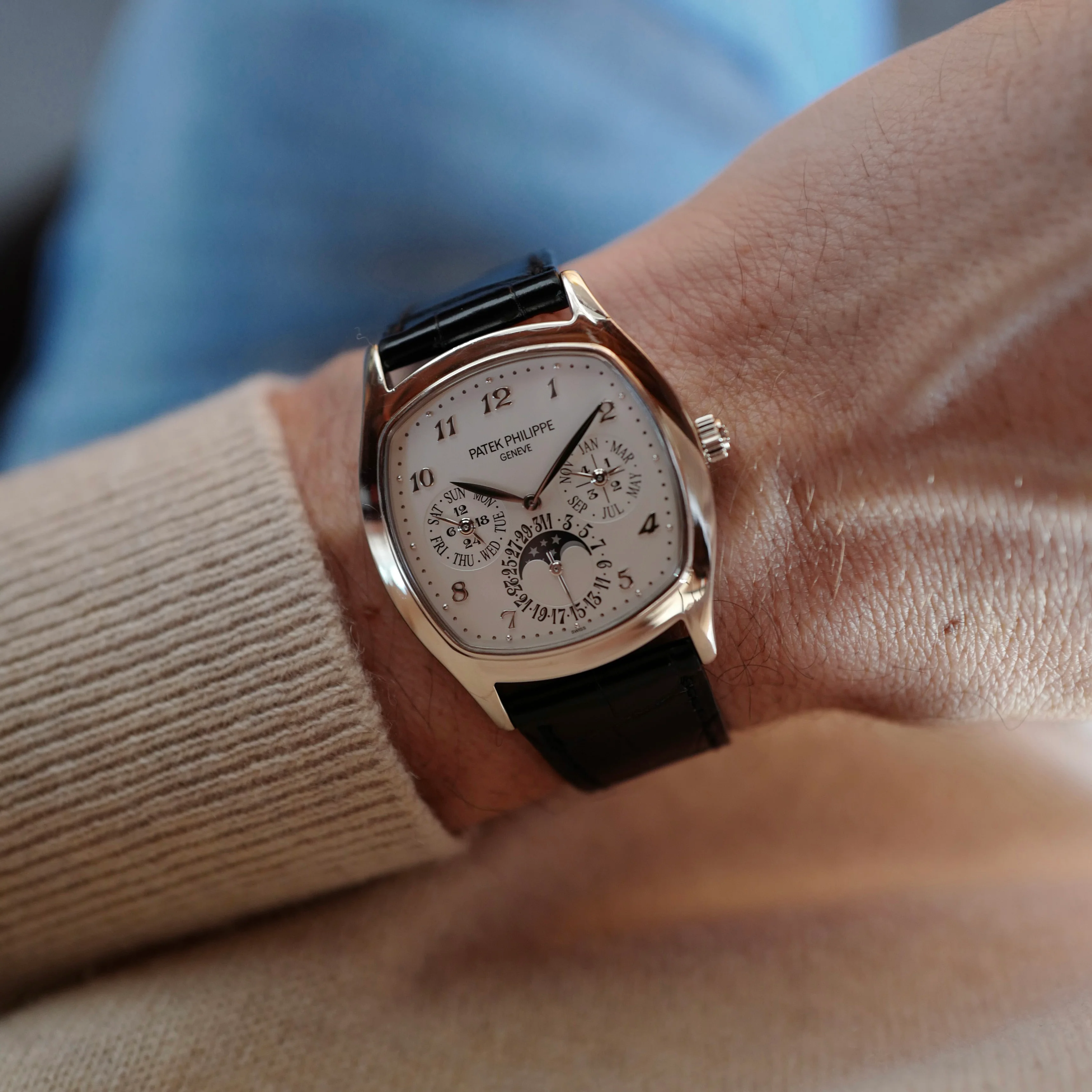 Patek Philippe White Gold Perpetual Calendar Ref. 5940 - Image 2