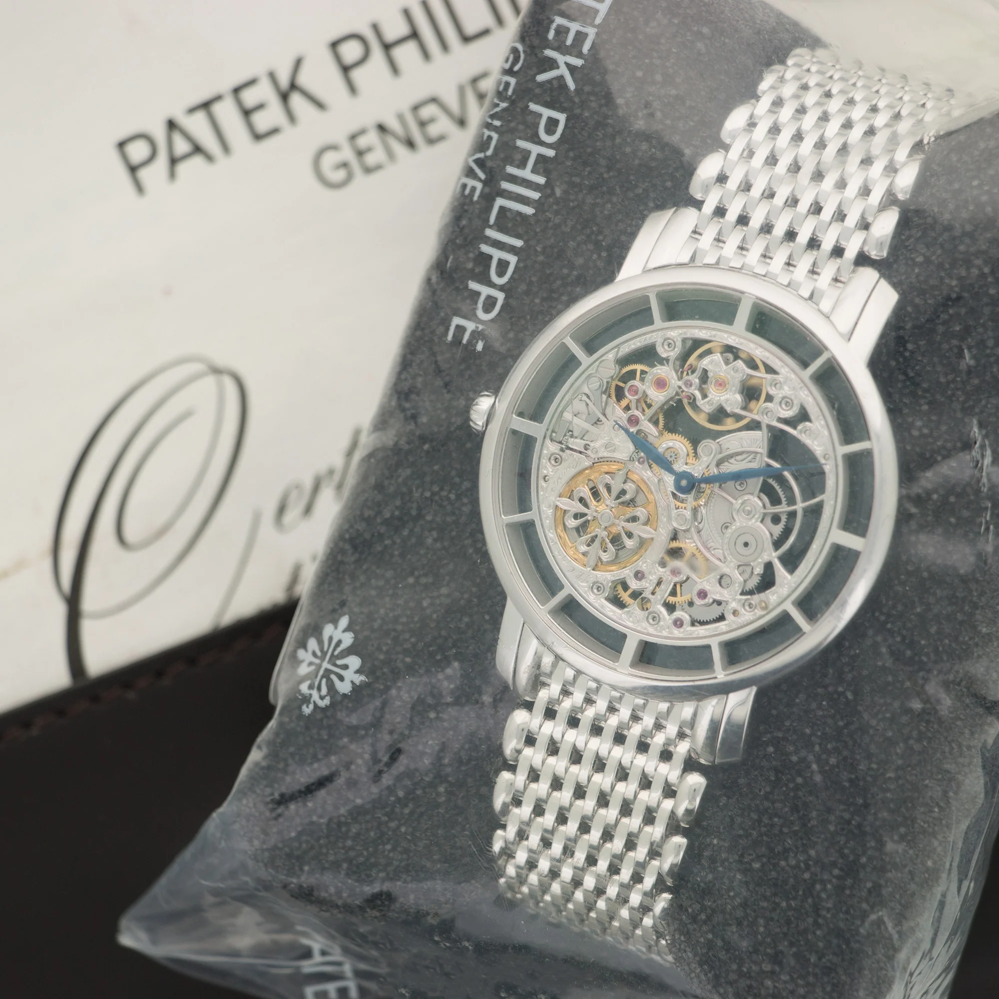 Patek Philippe White Gold Skeletonized Ultra-Thin Watch Ref. 5180 - Image 2