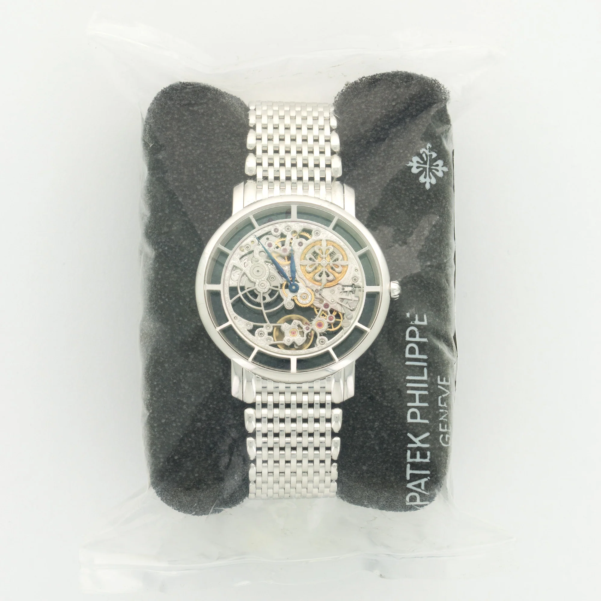 Patek Philippe White Gold Skeletonized Ultra-Thin Watch Ref. 5180 - Image 3