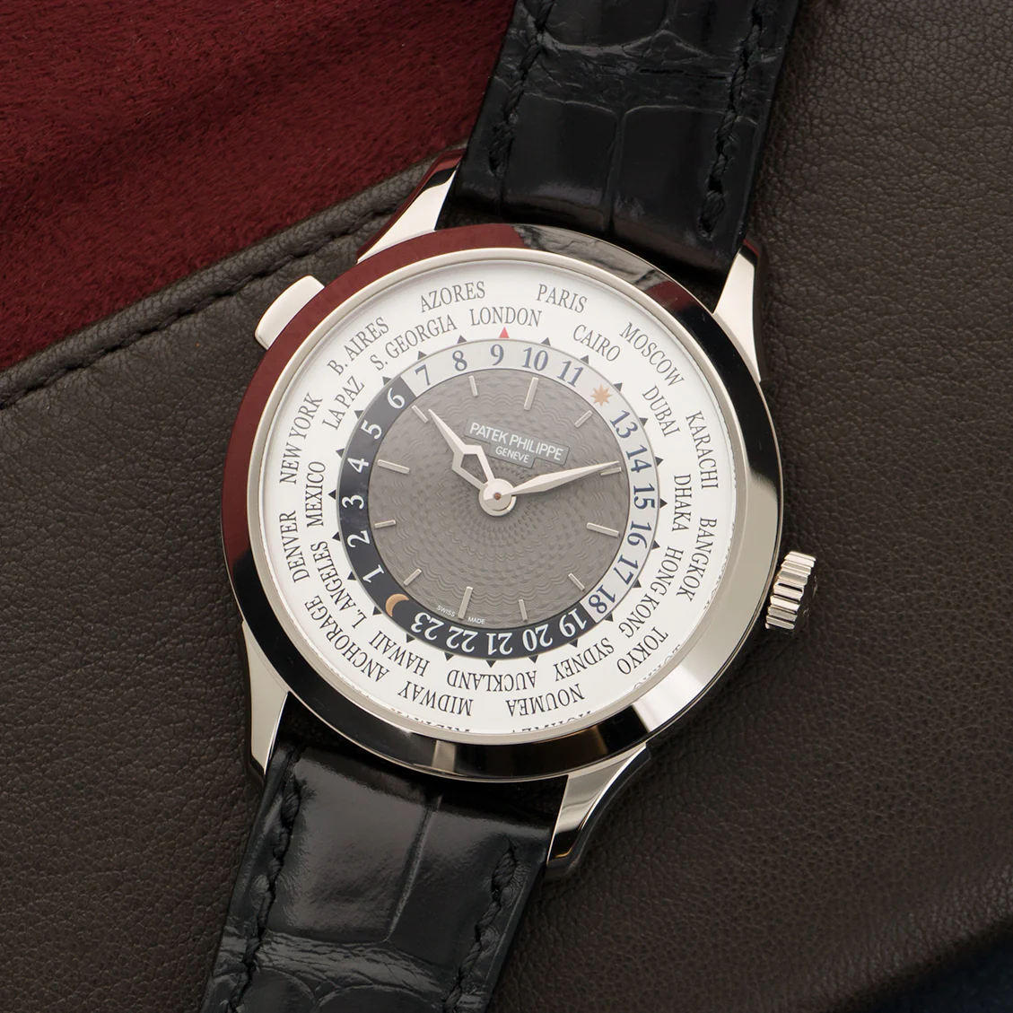 Patek Philippe White Gold World Time Watch Ref. 5230 - Image 2