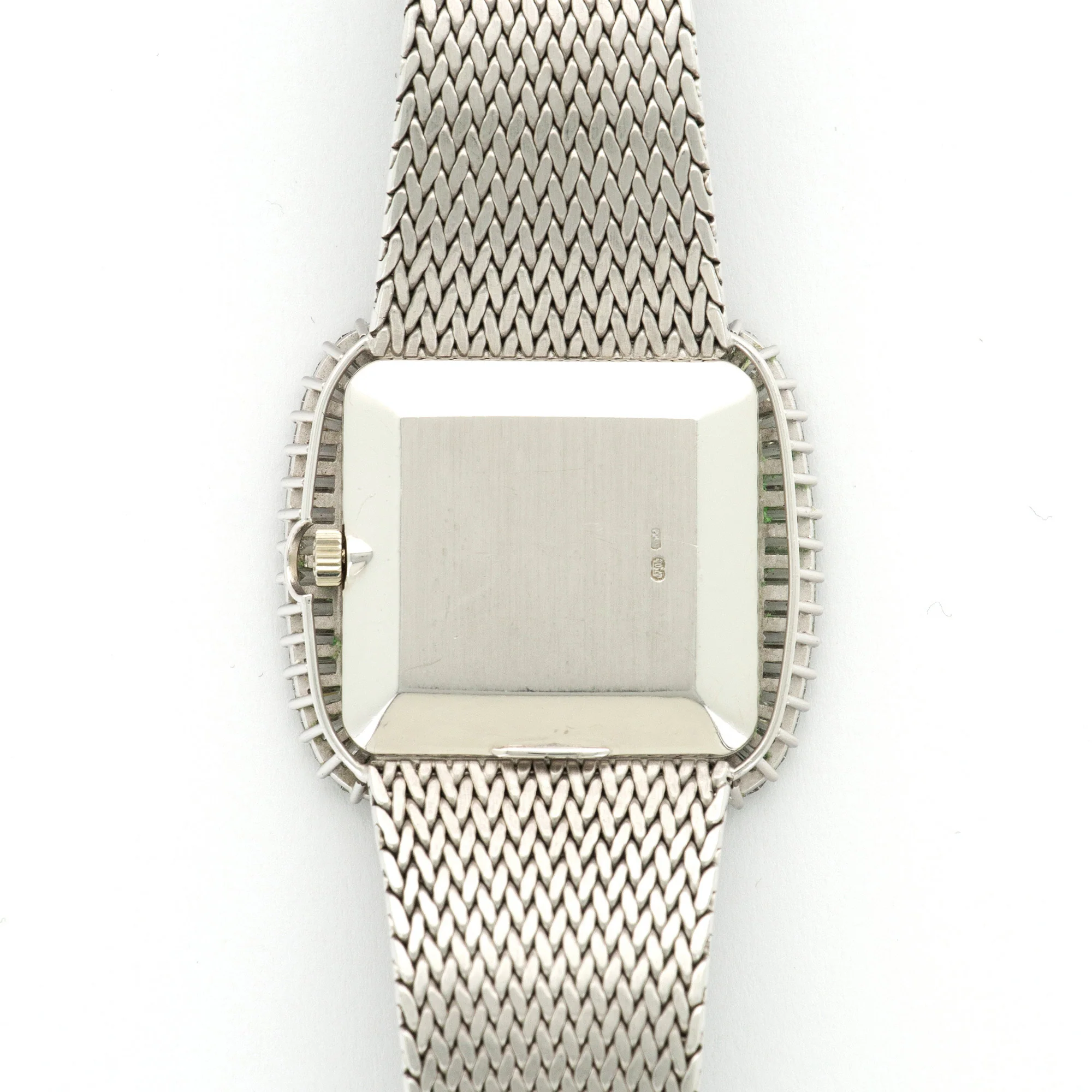 Patek Philippe Whtie Gold Baguette Diamond Watch Ref. 3625 - Image 4