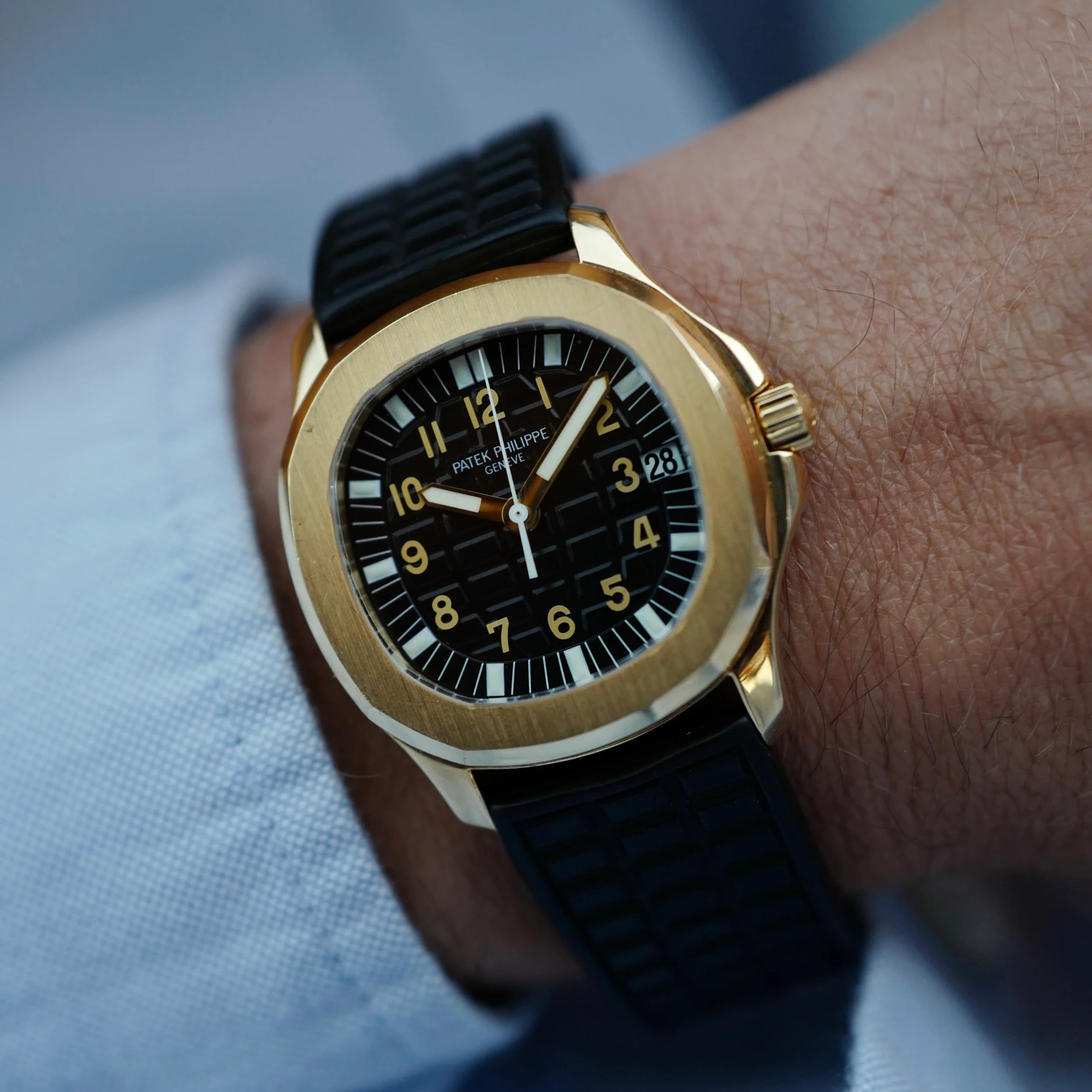 Patek Philippe Yellow Gold Aquanaut Watch Ref. 5066 (New Arrival) - Image 4