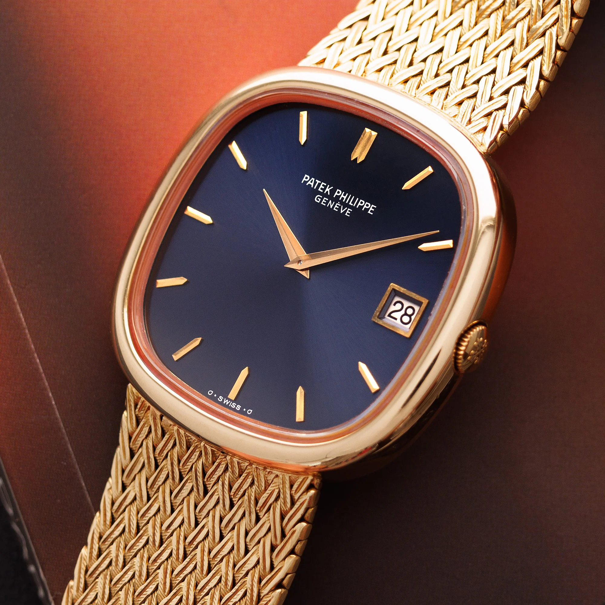 Patek Philippe Yellow Gold Automatic Watch Ref. 3604 - Image 2