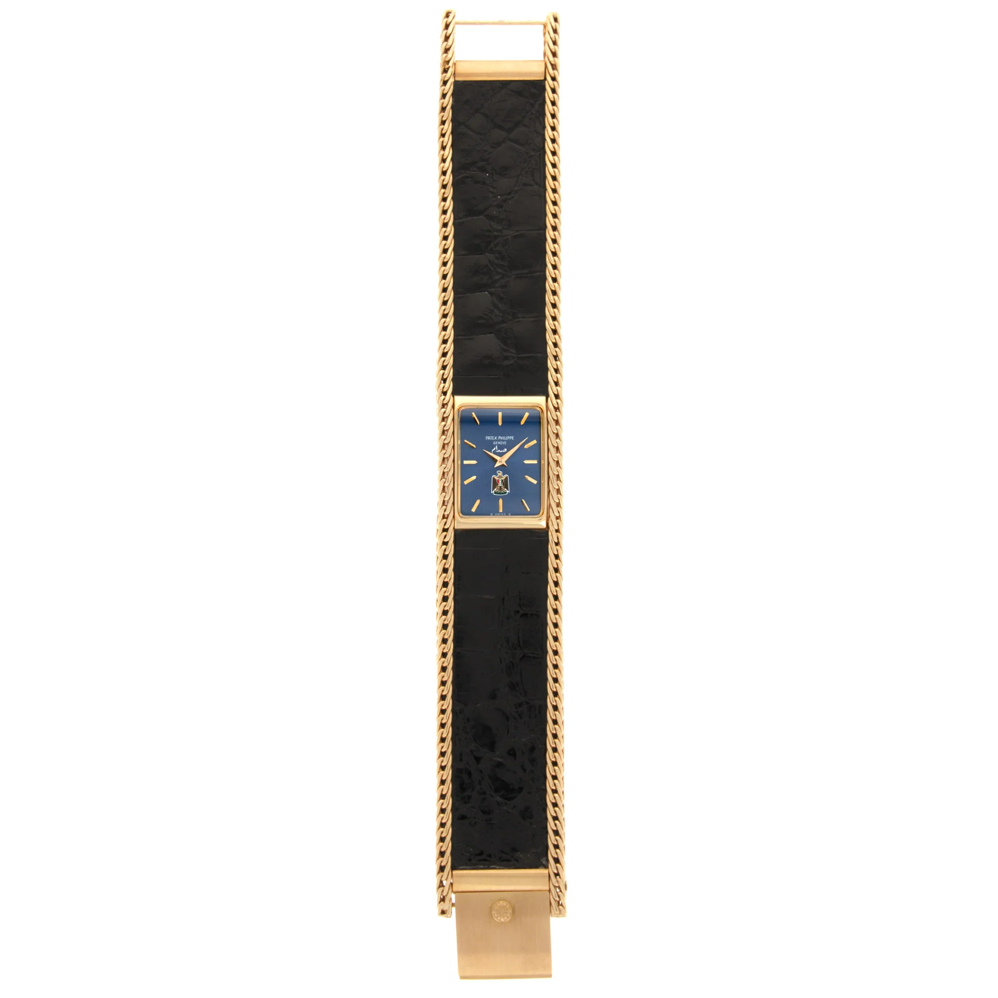 Patek Philippe Yellow Gold Bracelet Watch Ref. 4241 with Iraqi Coat of Arms - Image 8
