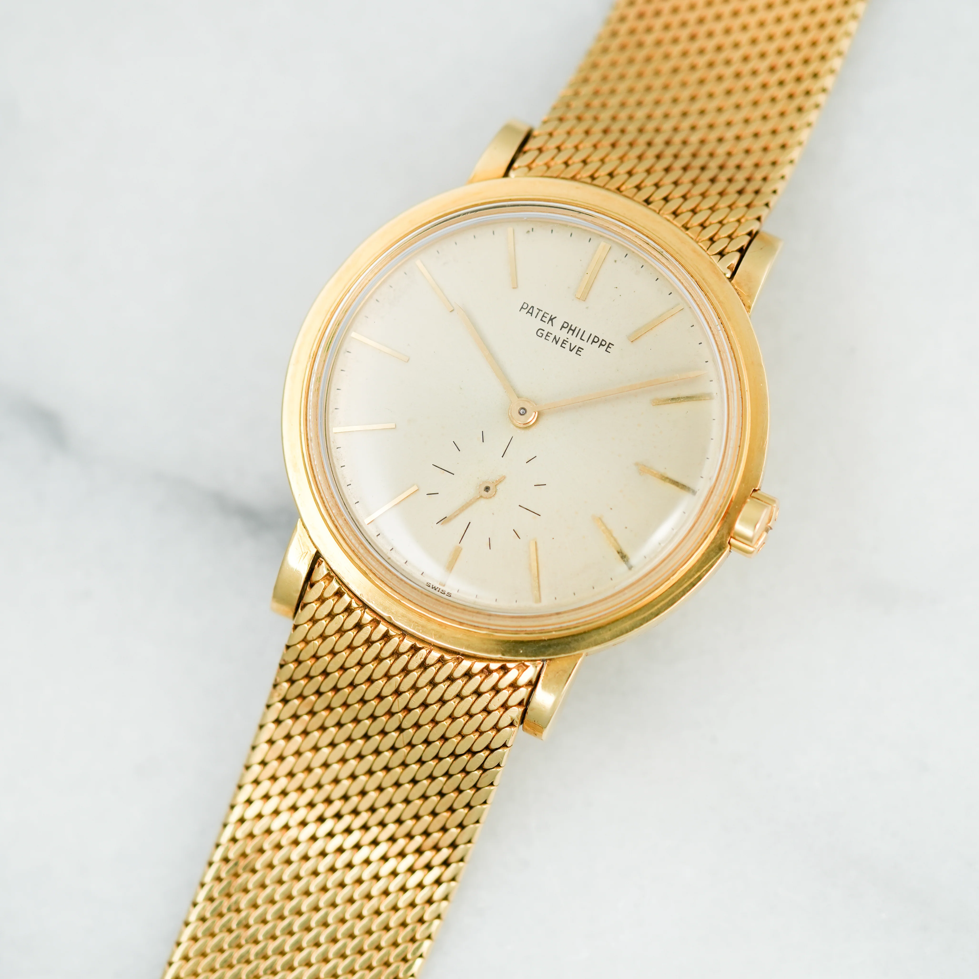 Patek Philippe Yellow Gold Calatrava Automatic Ref. 3429 with JPE Bracelet (New Arrival)