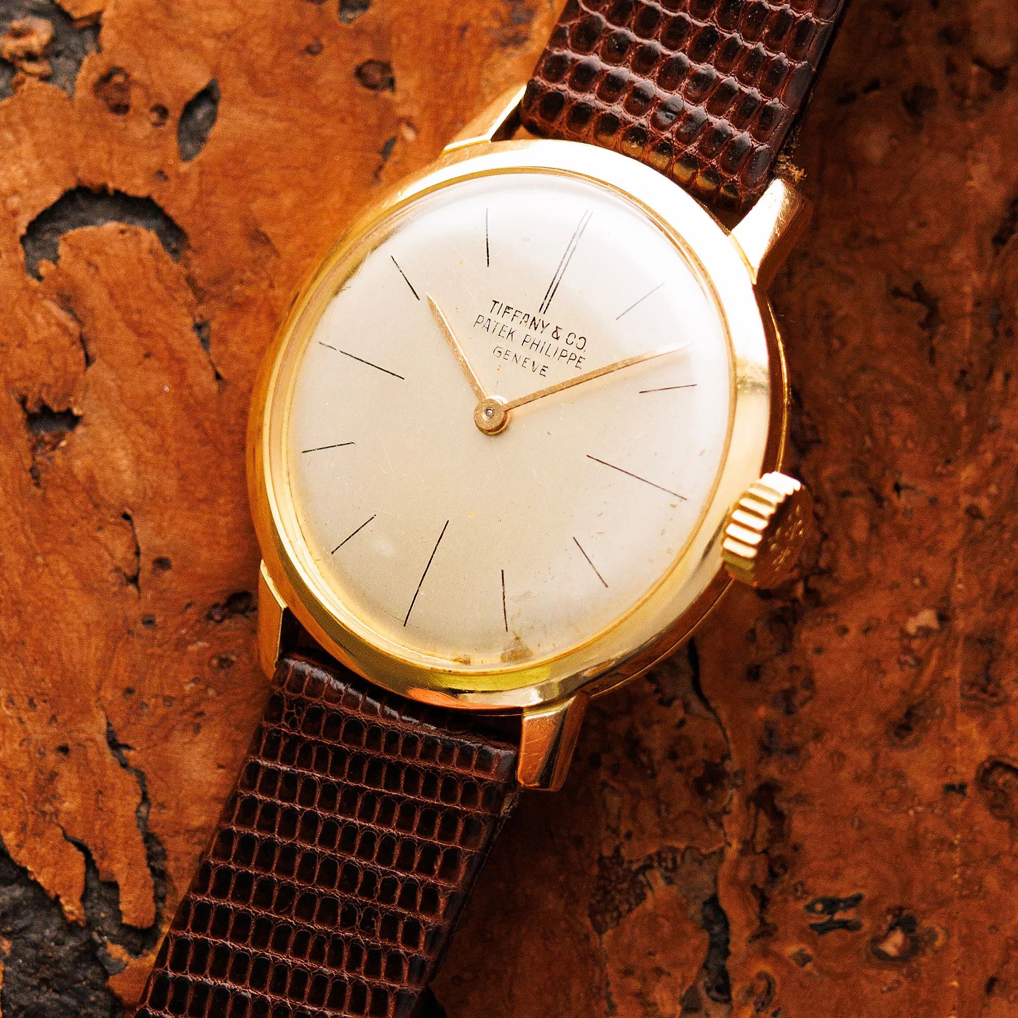 Patek Philippe Yellow Gold Calatrava Watch Ref. 2593, Retailed by Tiffany & Co. - Image 2