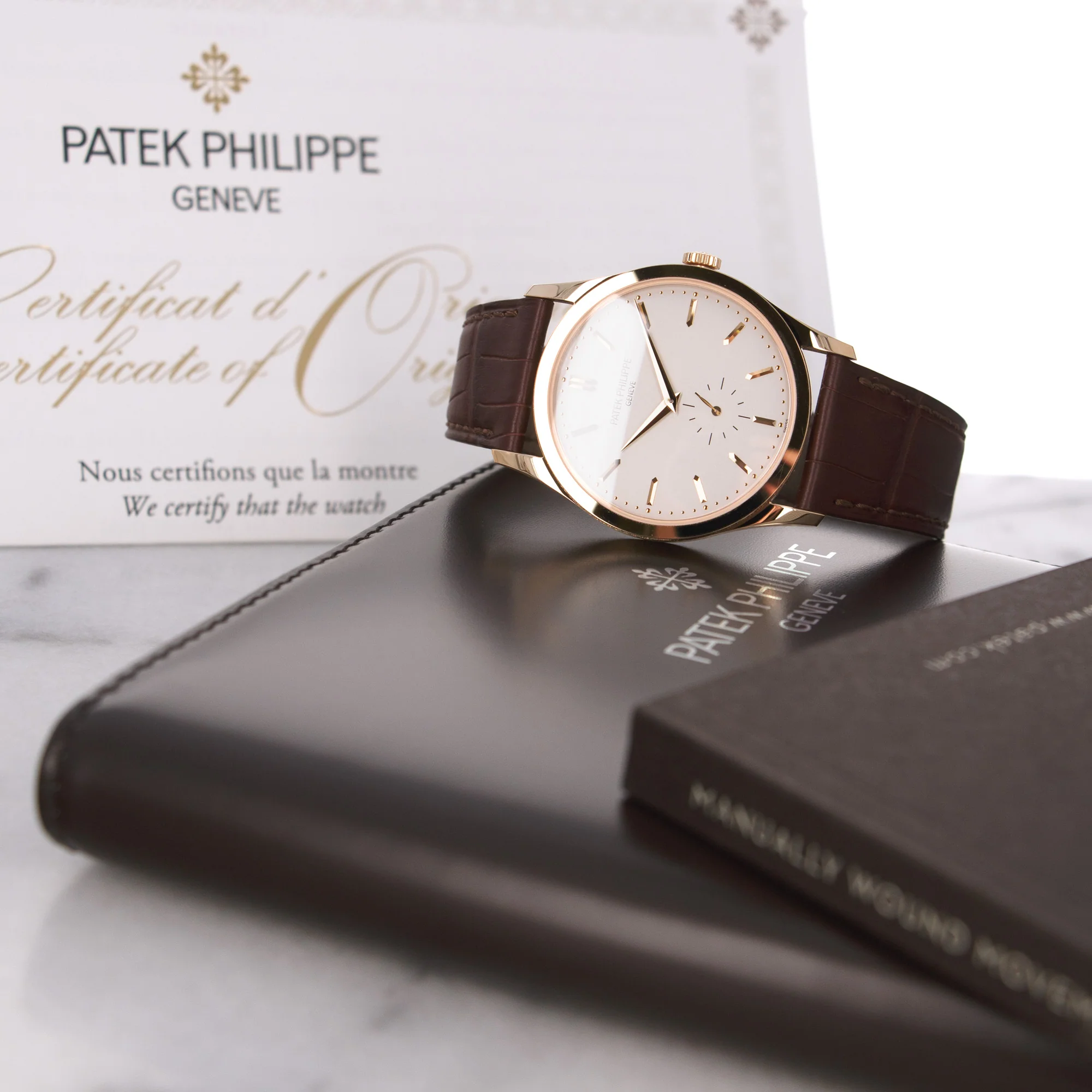 Patek Philippe Yellow Gold Calatrava Watch Ref. 5196 - Image 6