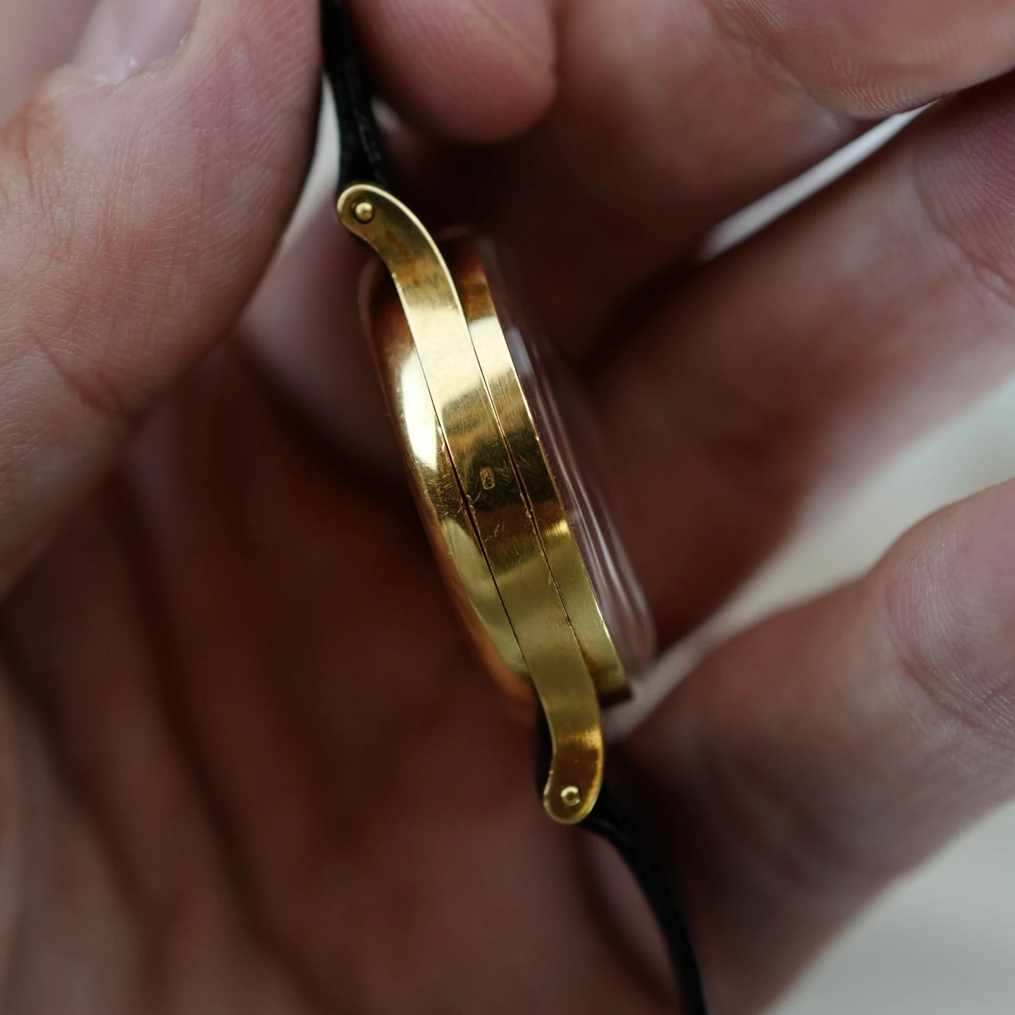 Patek Philippe Yellow Gold Chronograph Hausmann & Co. Rose Dial Watch Ref. 533 - Image 3