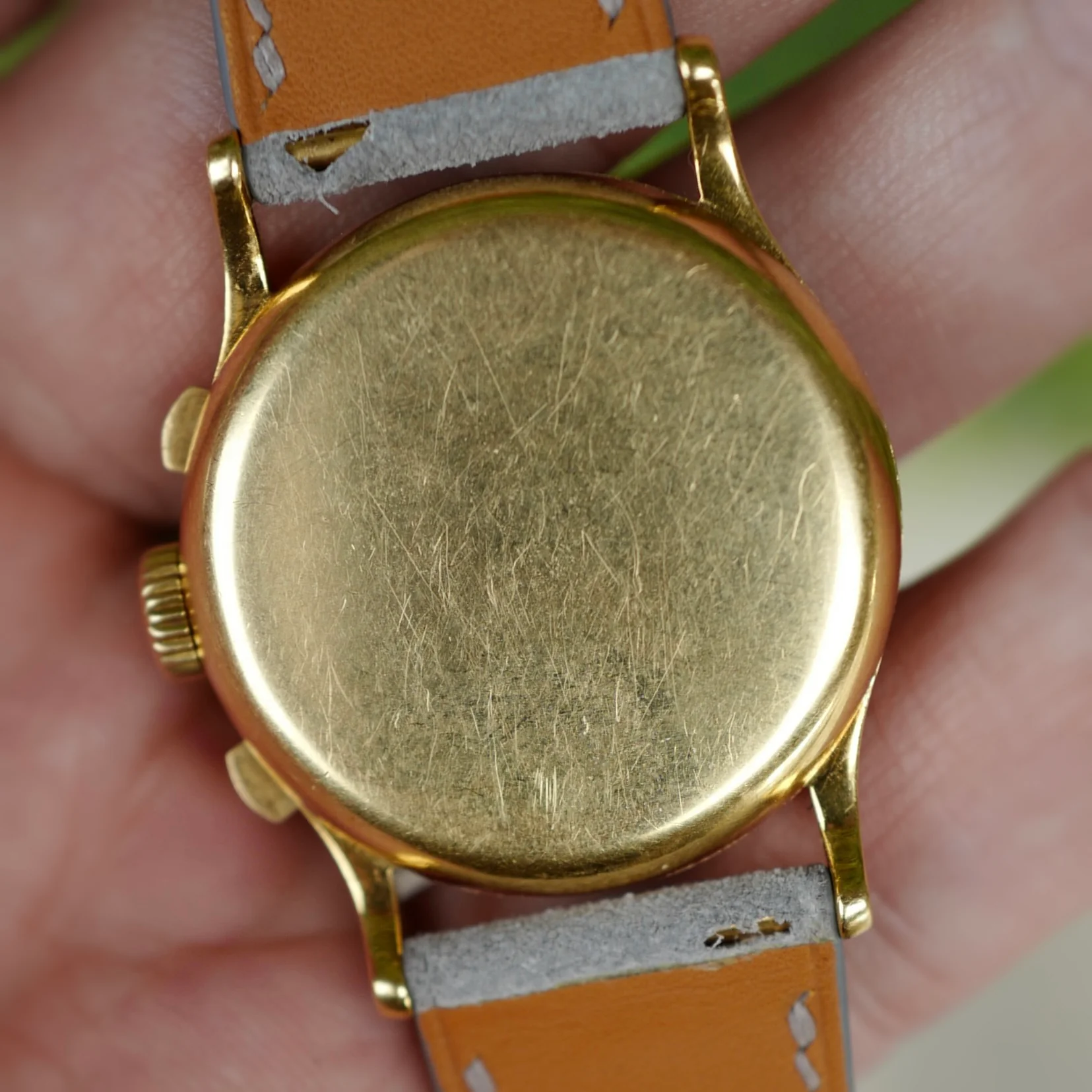 Patek Philippe Yellow Gold Chronograph Watch Ref. 130 (New Arrival) - Image 3