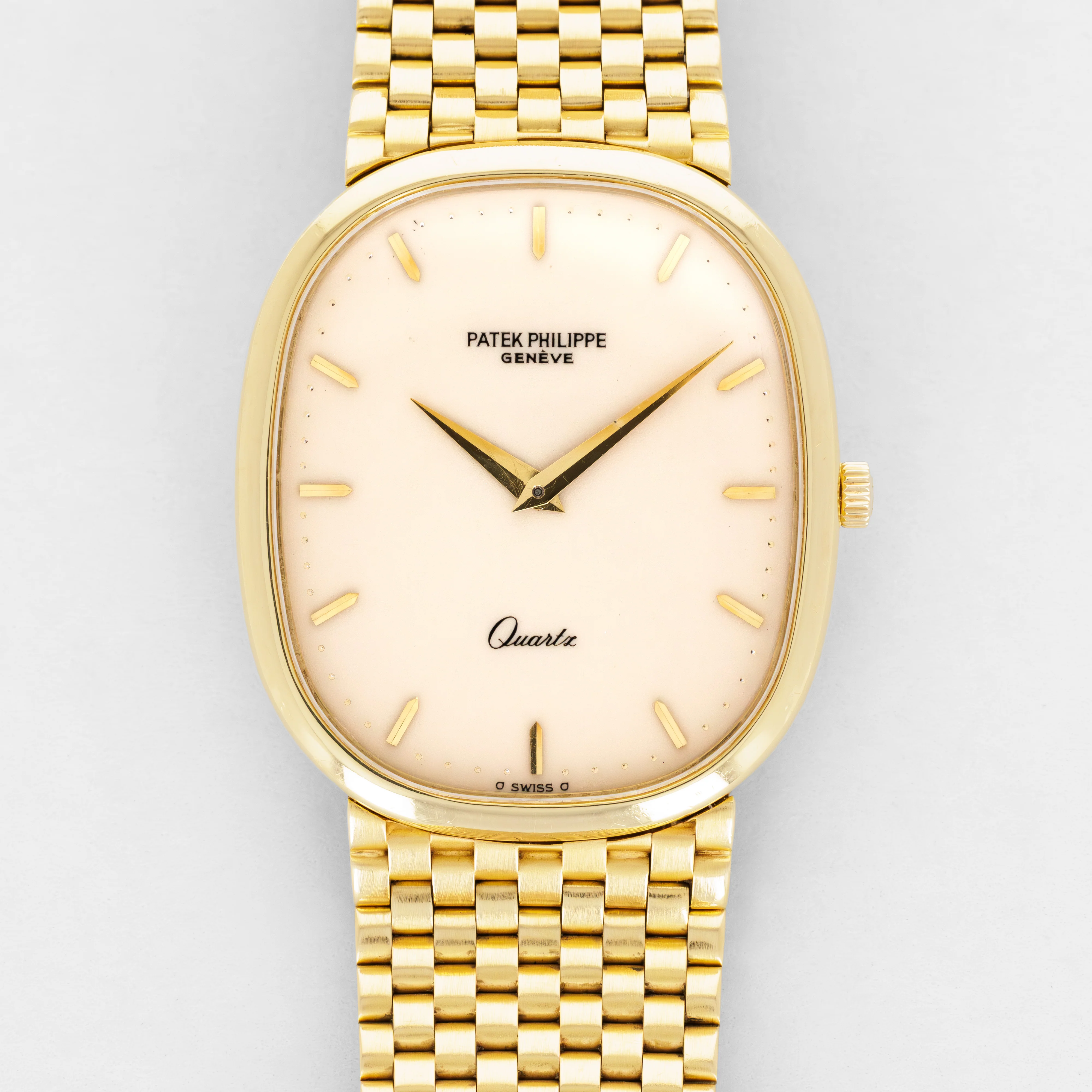 Patek Philippe Yellow Gold Ellipse Bracelet Watch Ref. 3838