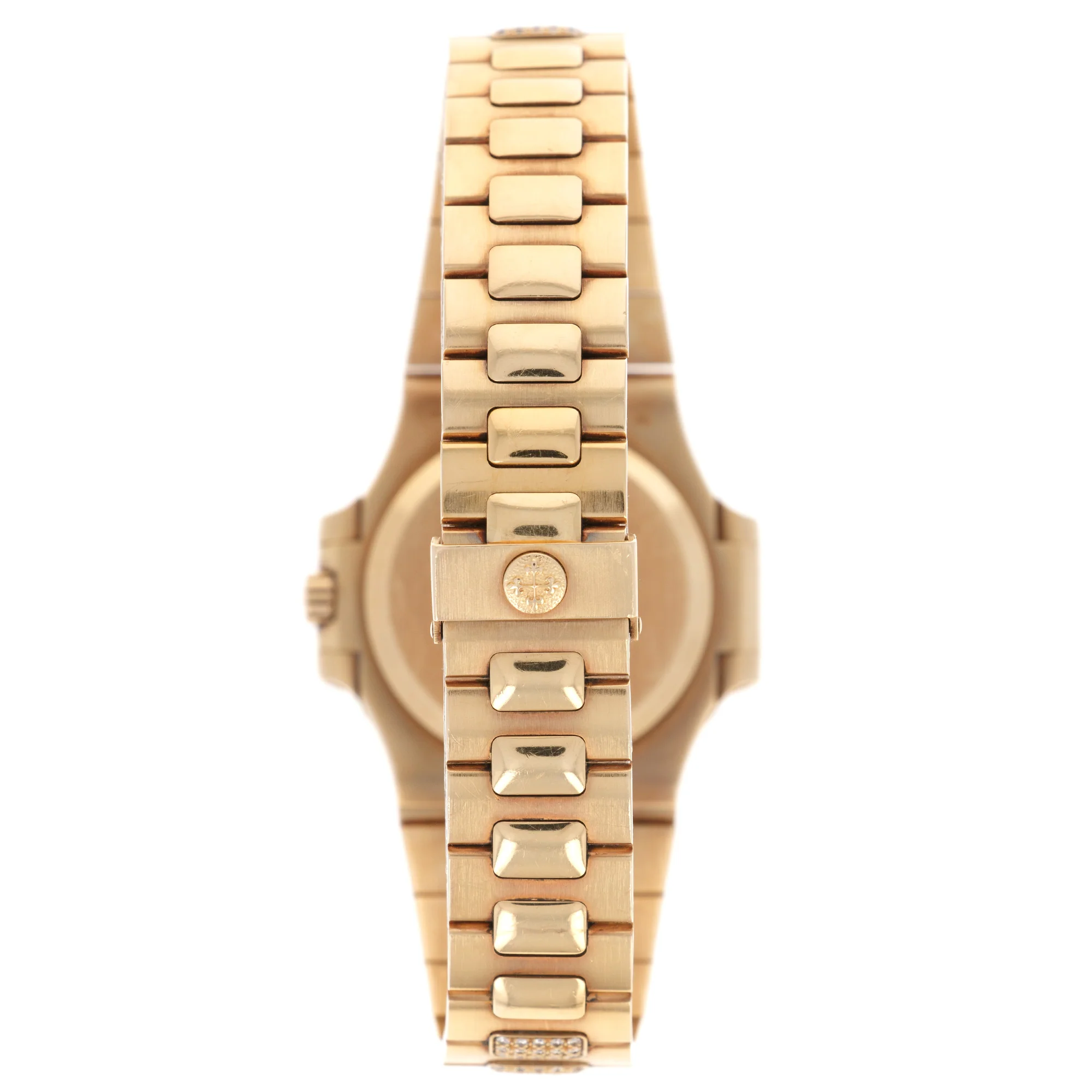 Patek Philippe Yellow Gold Nautilus Diamond Watch Ref. 3800 - Image 5